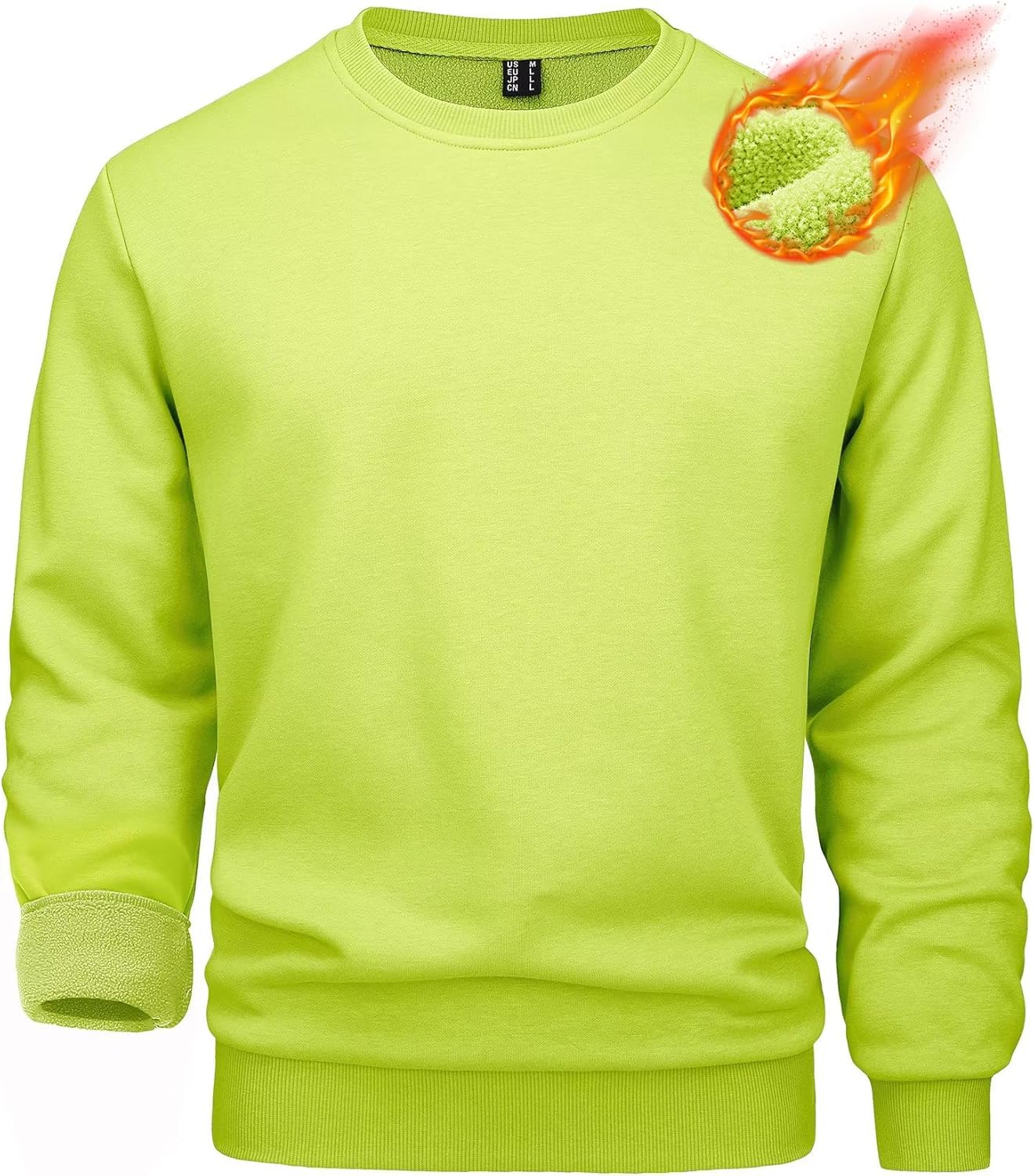 MAGCOMSEN Men's Crewneck Sweatshirt for Casual Warmth