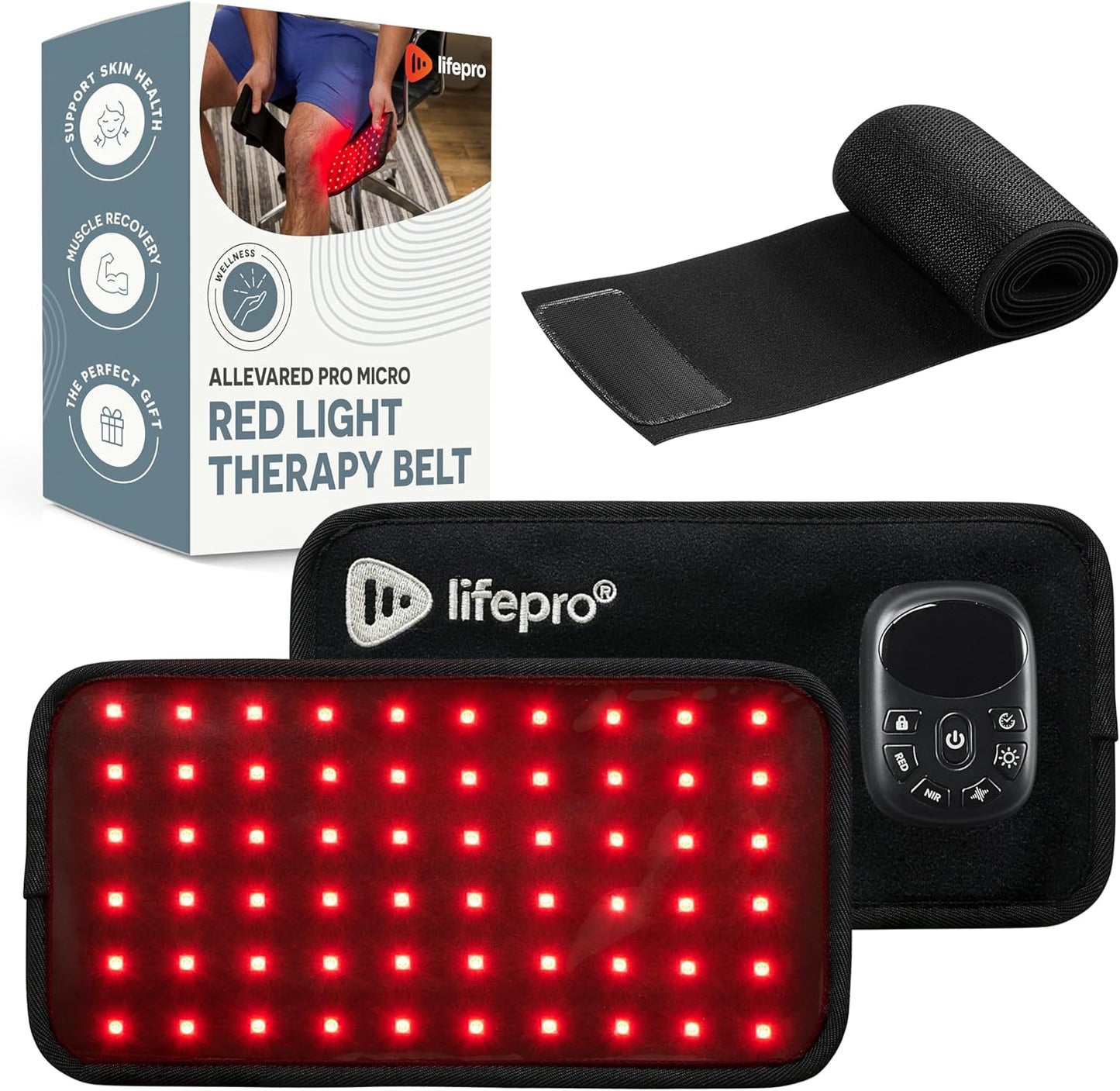 Lifepro Red Light Therapy Belt for Muscle Relaxation & Recovery