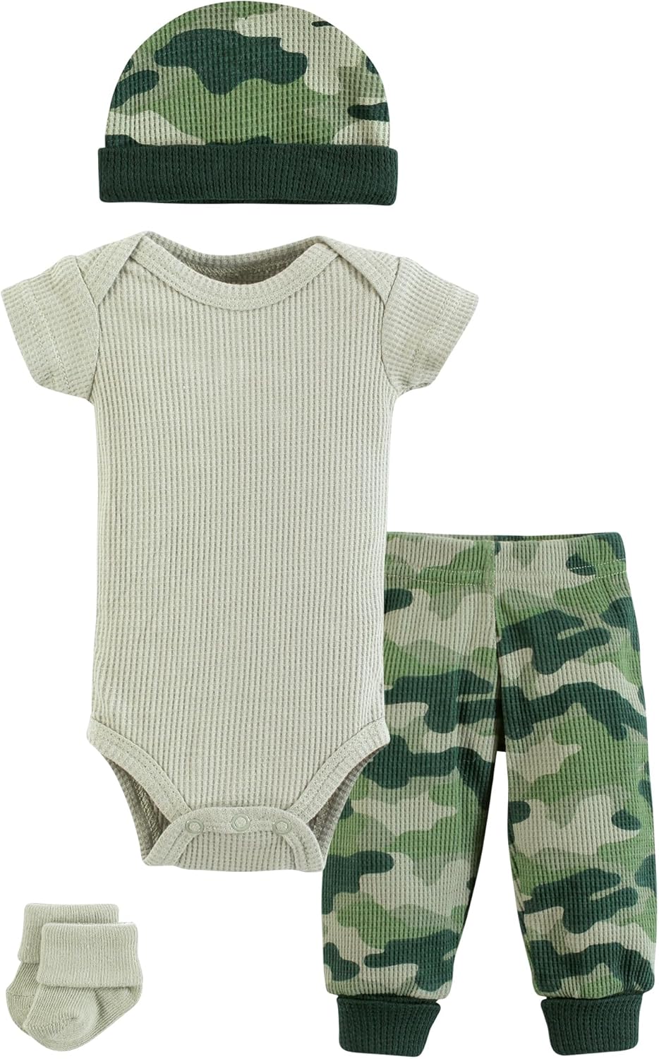 Hudson Baby Preemie Thermal Set - Cozy 4pc Outfit