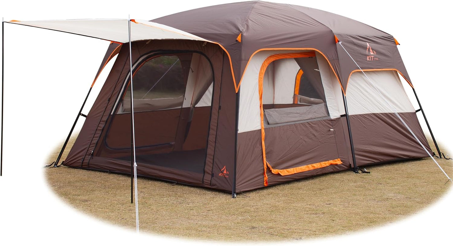 KTT Extra Large Family Cabin Tent for 10-12-14 People