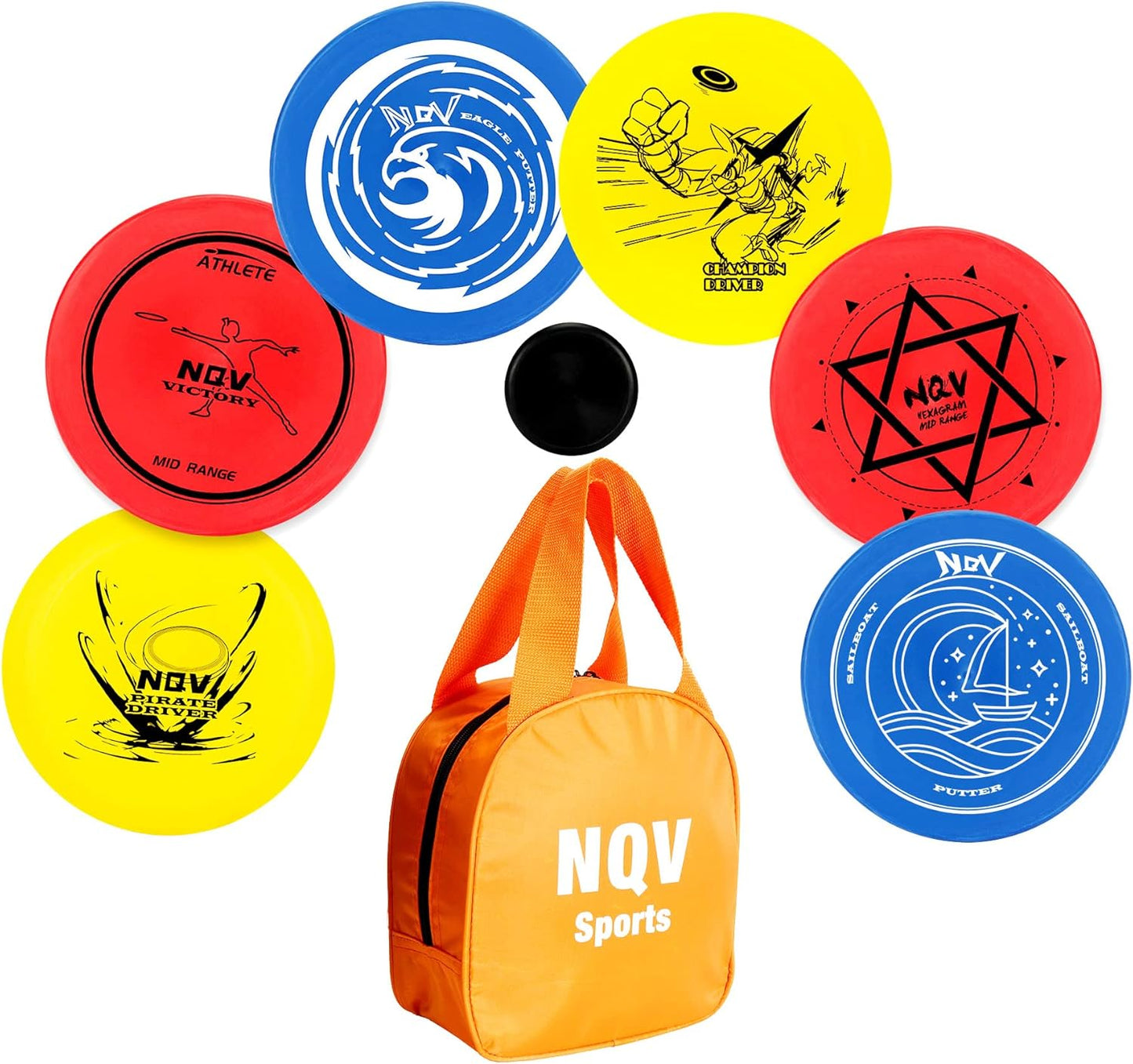 NQV Disc Golf Set: 6 Pack for Beginners