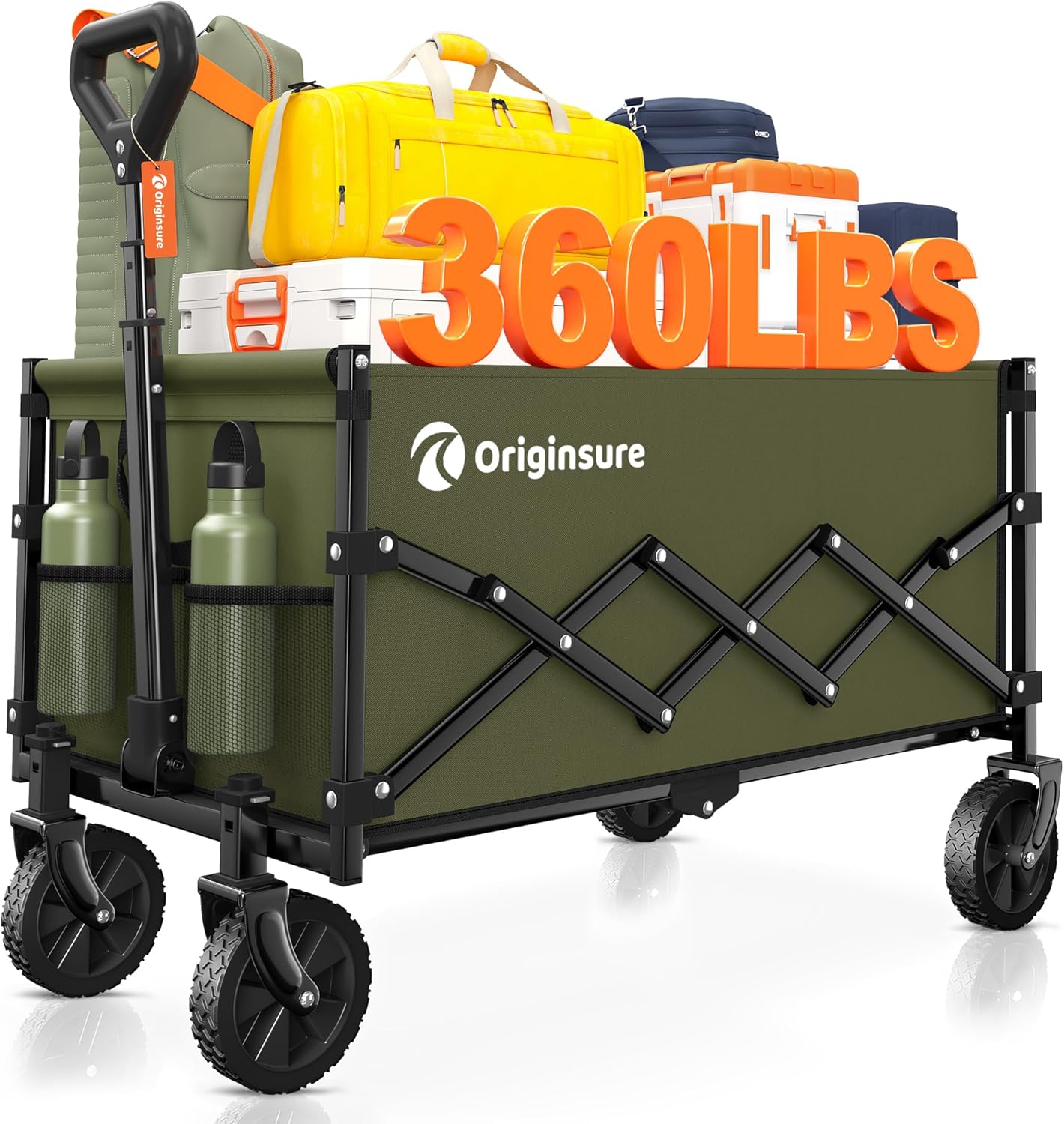 Lightweight Portable Collapsible Wagon Cart for Outdoor Use