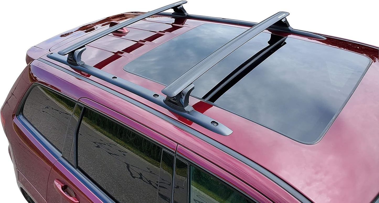Heavy Duty Anti-Theft Aluminum Roof Bars for Jeep Grand Cherokee