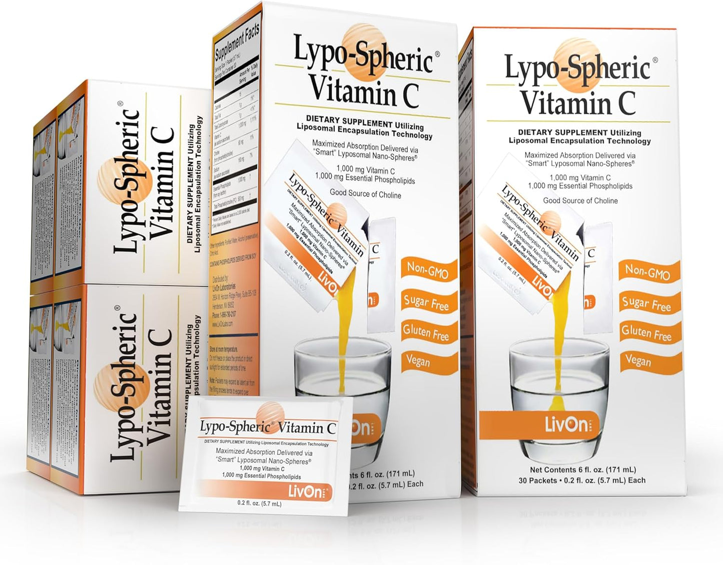 LypoSpheric Vitamin C 1000 mg with Essential Phospholipids