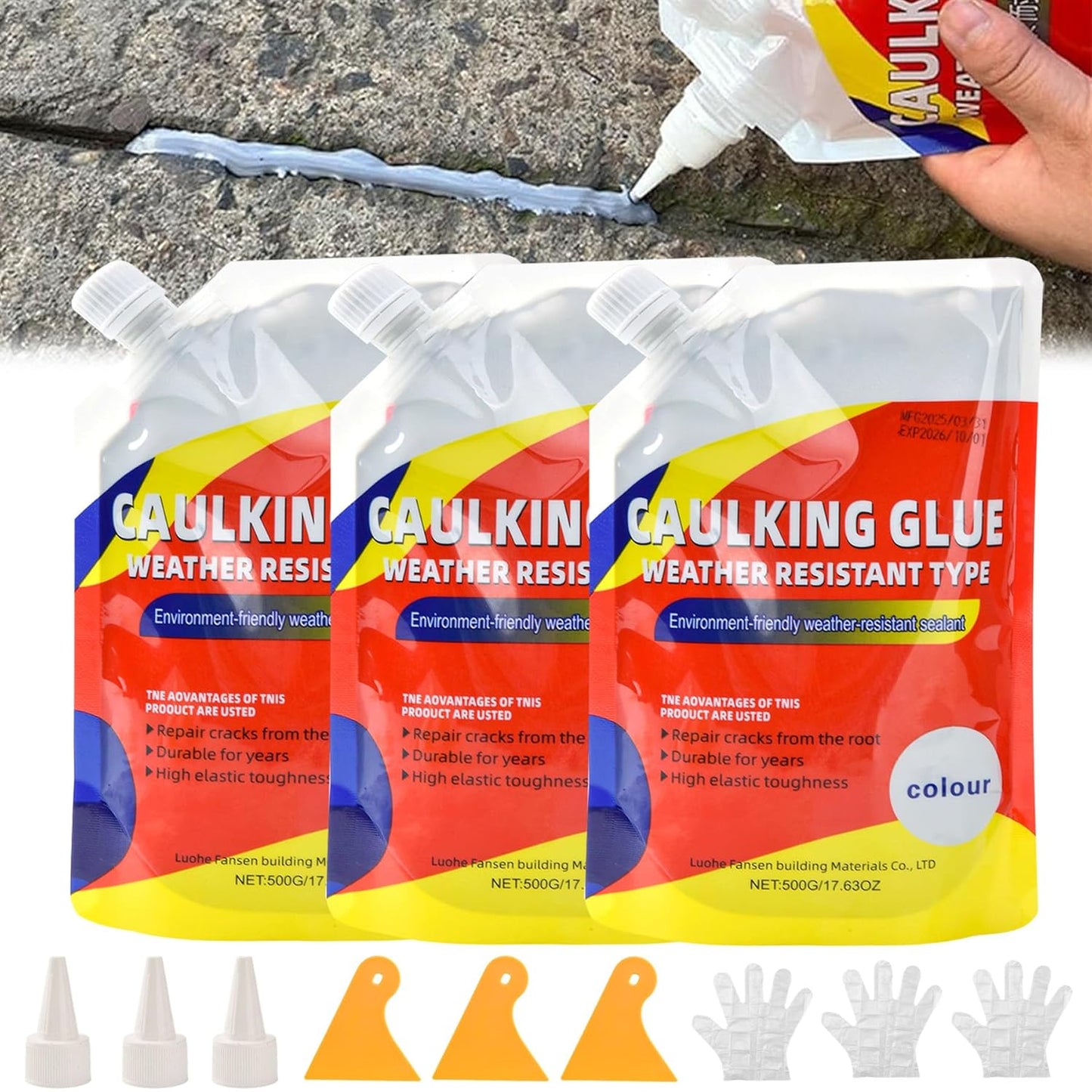Concrete Crack Waterproof Repair Sealant for All Surfaces