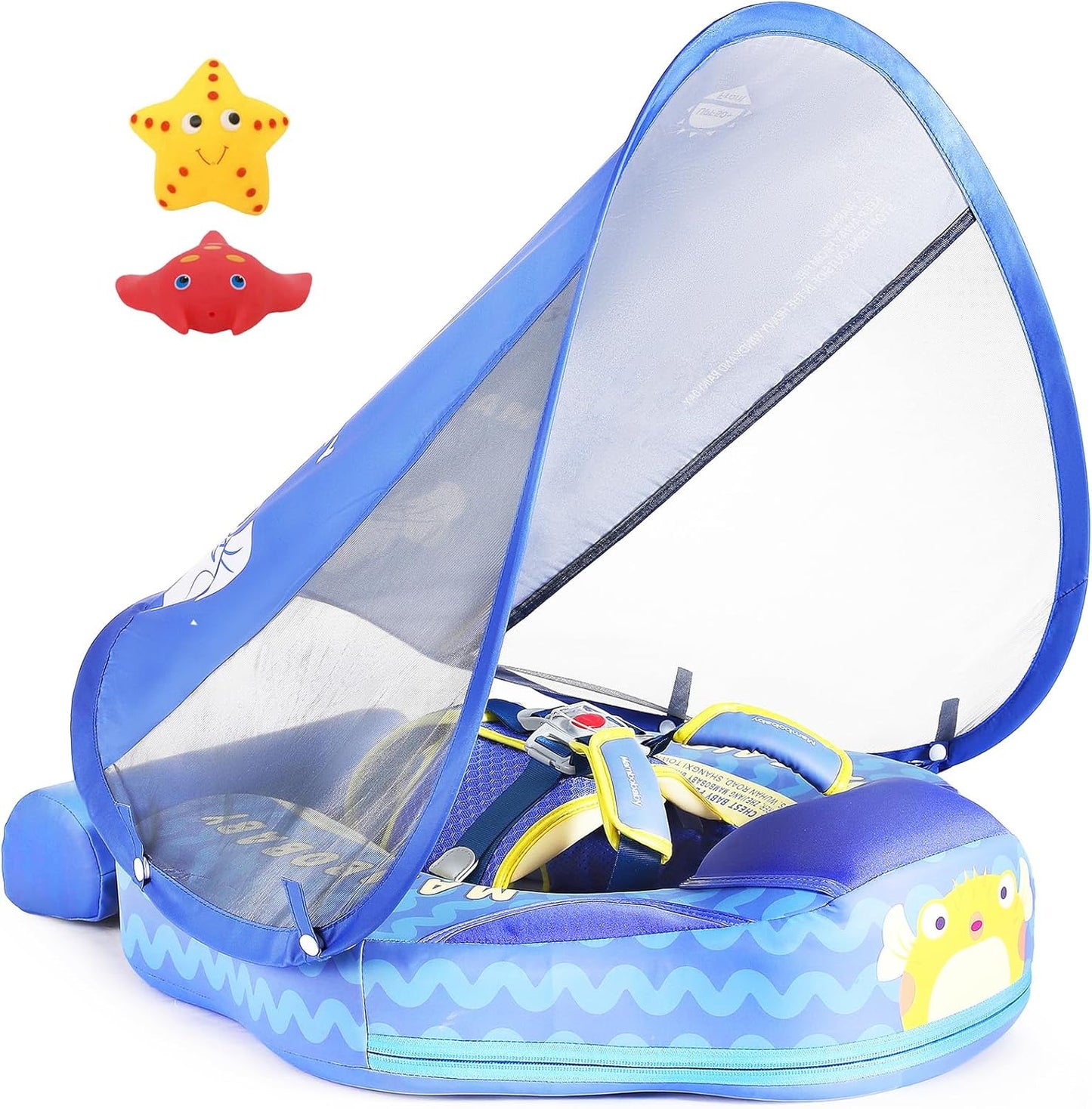 Mambobaby Float with Canopy for Safe and Fun Swimming Experience