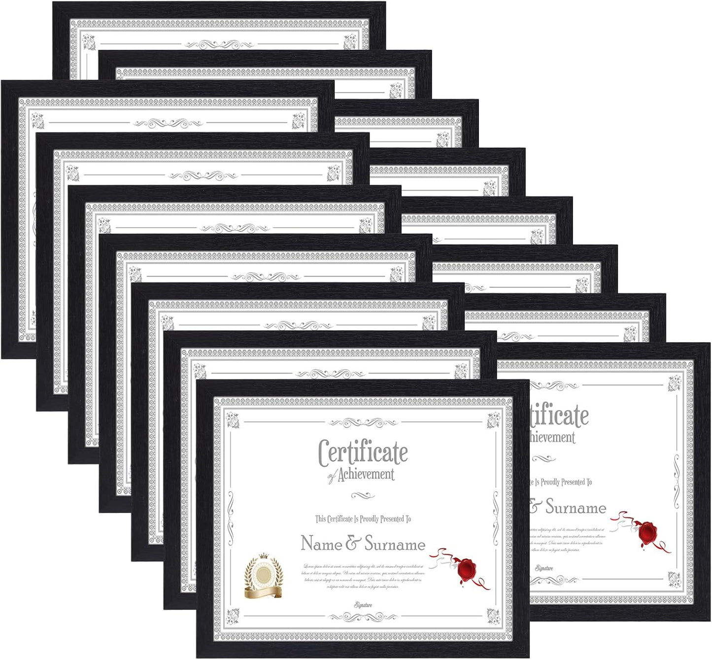 HORLIMER 8.5x11 Picture Frame Set of 15 for Displaying Photos