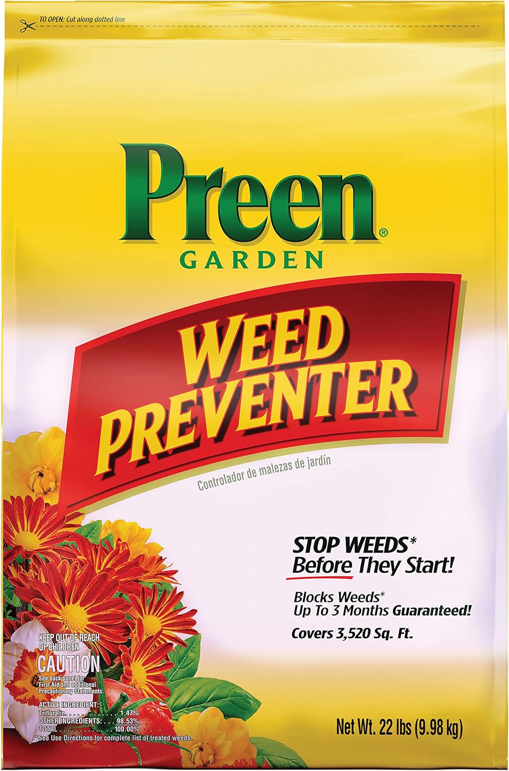 Preen Garden Weed Preventer - Effective Solution for Weeds