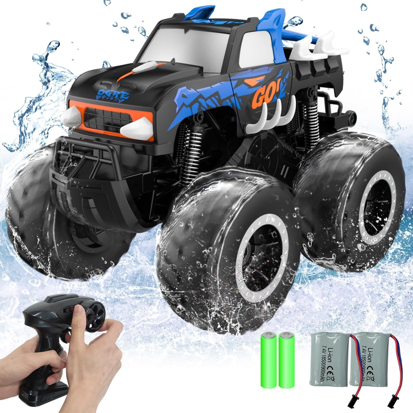 EXHOBBY Amphibious RC Car - All-Terrain Fun!