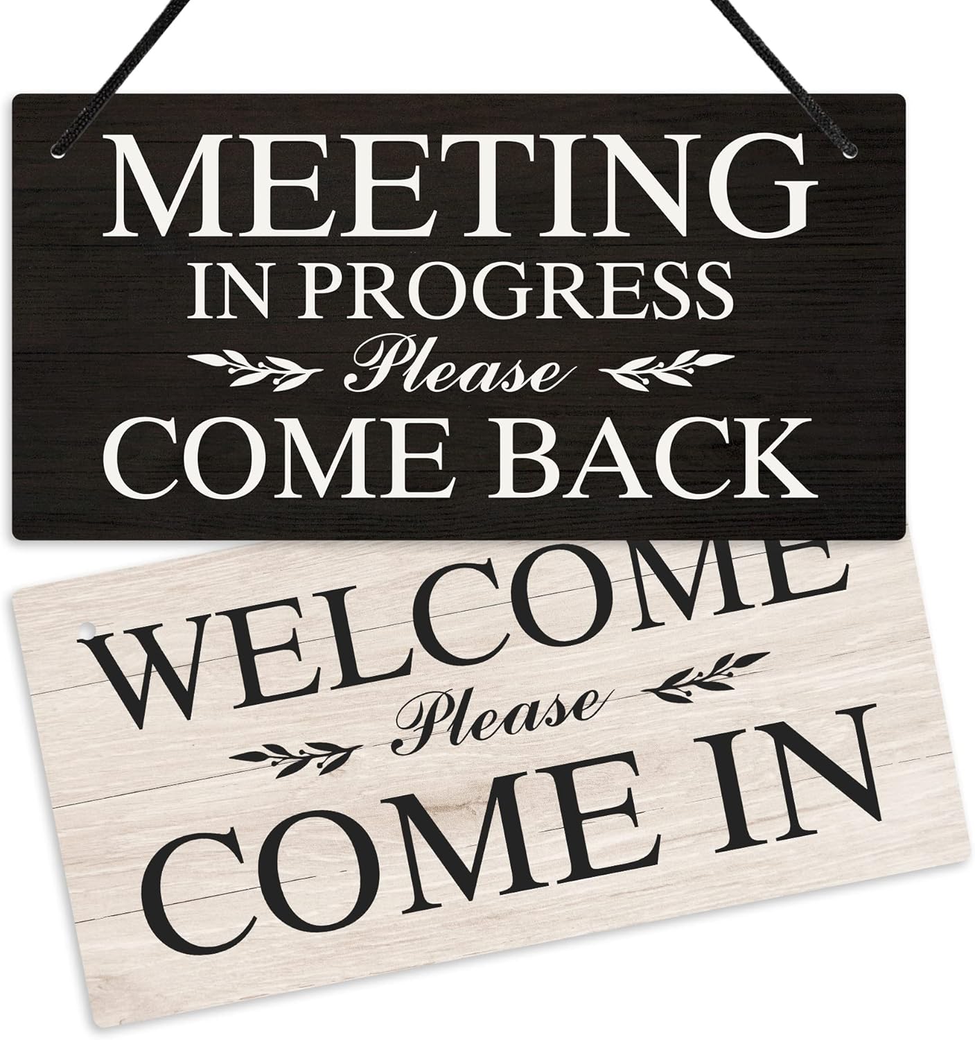 Double-Sided Business Sign for Office