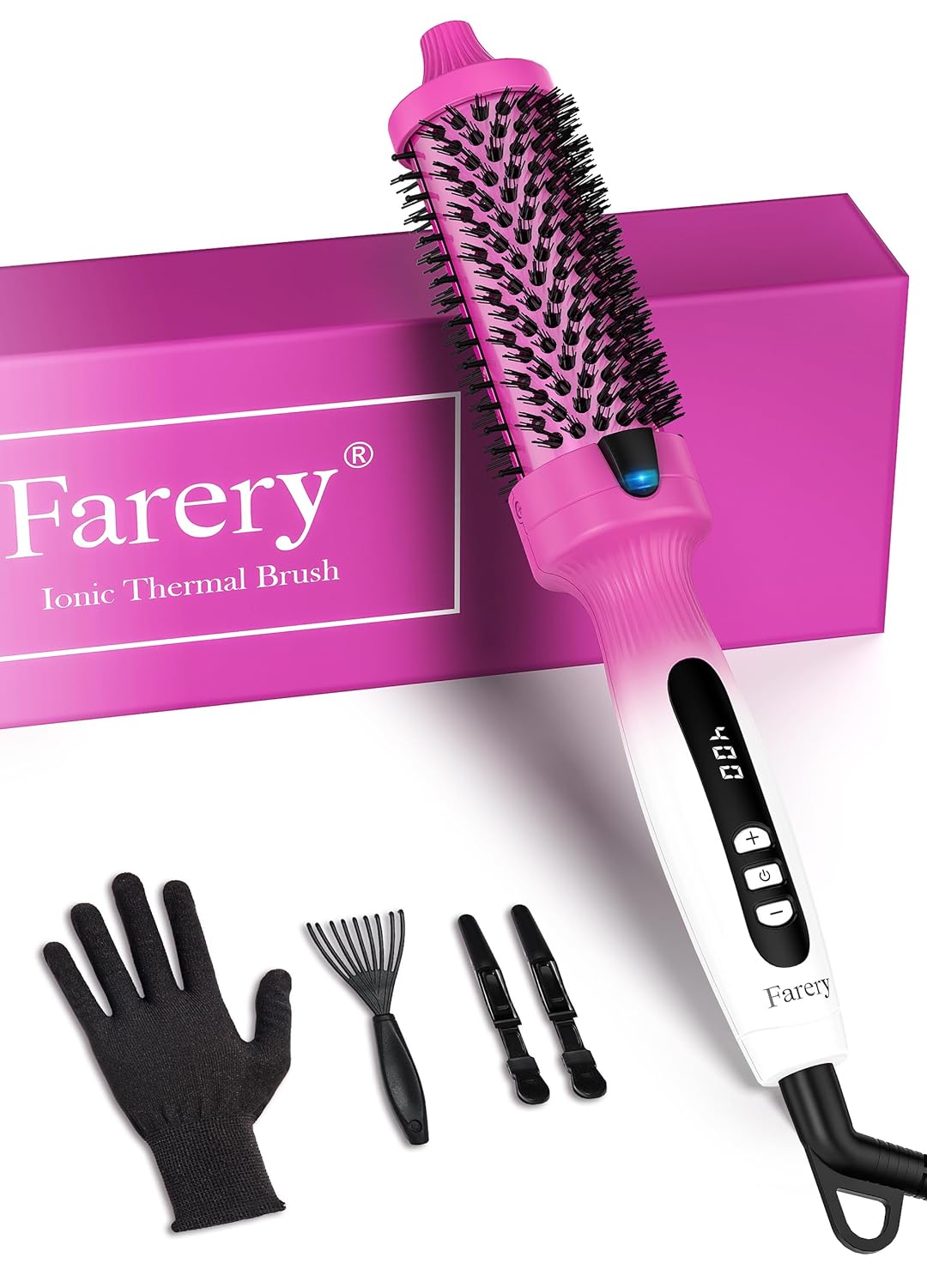 1.5-Inch Thermal Brush for Volumizing Smooth Hair & Curls