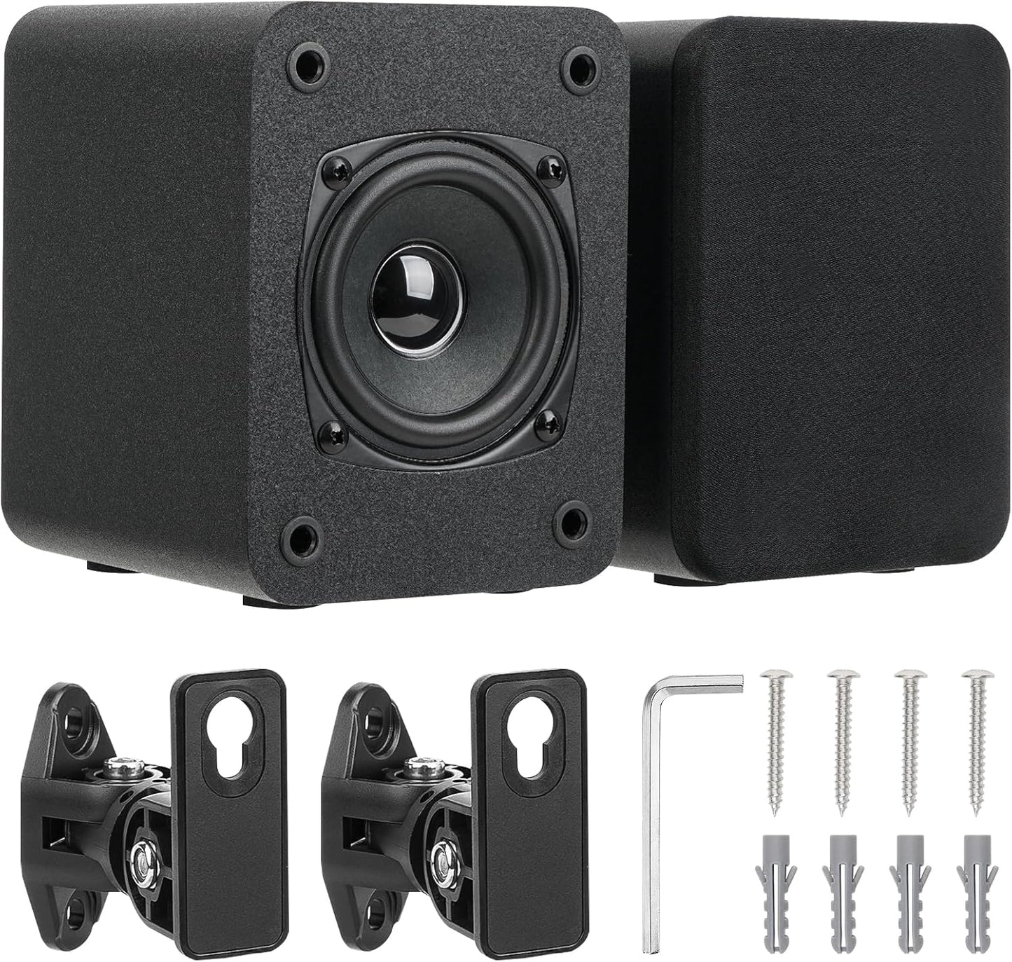 Saiyin Wall Mount Passive Speakers for Home Theater Experience