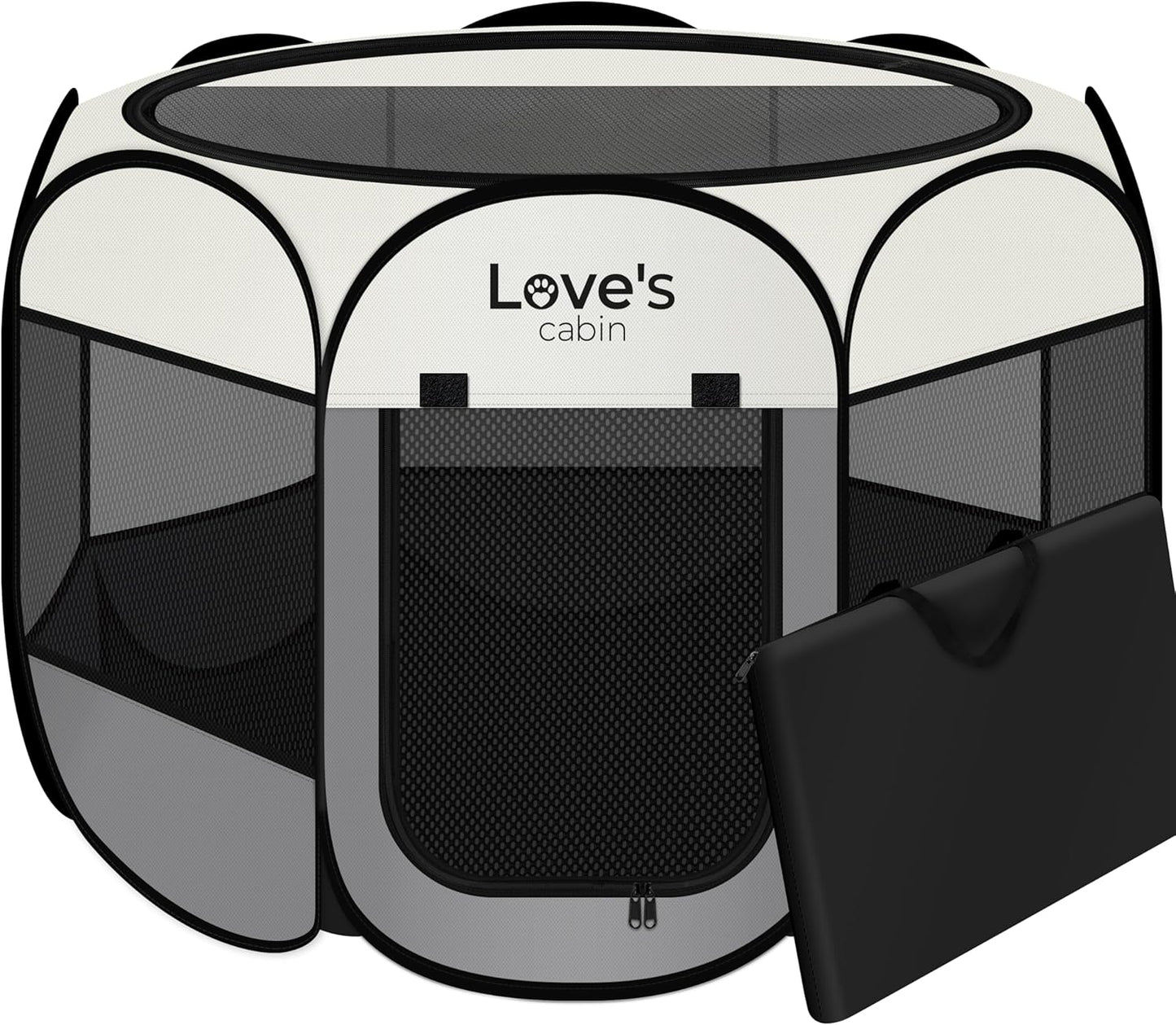 Portable Pet Playpen for Dogs and Cats - Medium Size Tent