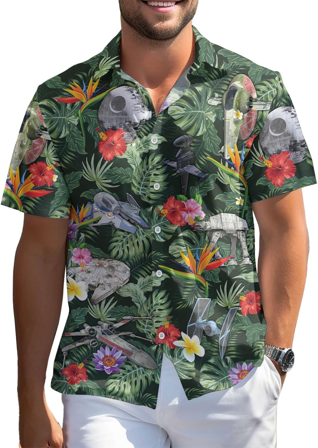 99TIMORO Wars Movie Hawaiian Shirt for Trendy Summer Style