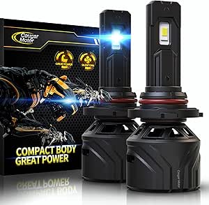 Cougar Motor 9005 LED Headlight Bulbs for Ultimate Visibility