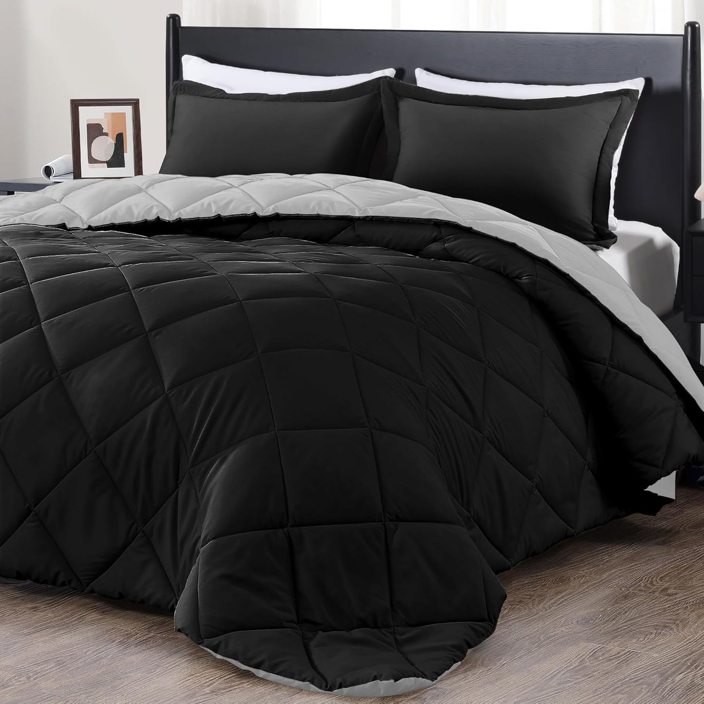 Downluxe Twin Comforter Set - Soft Bedding for All Seasons