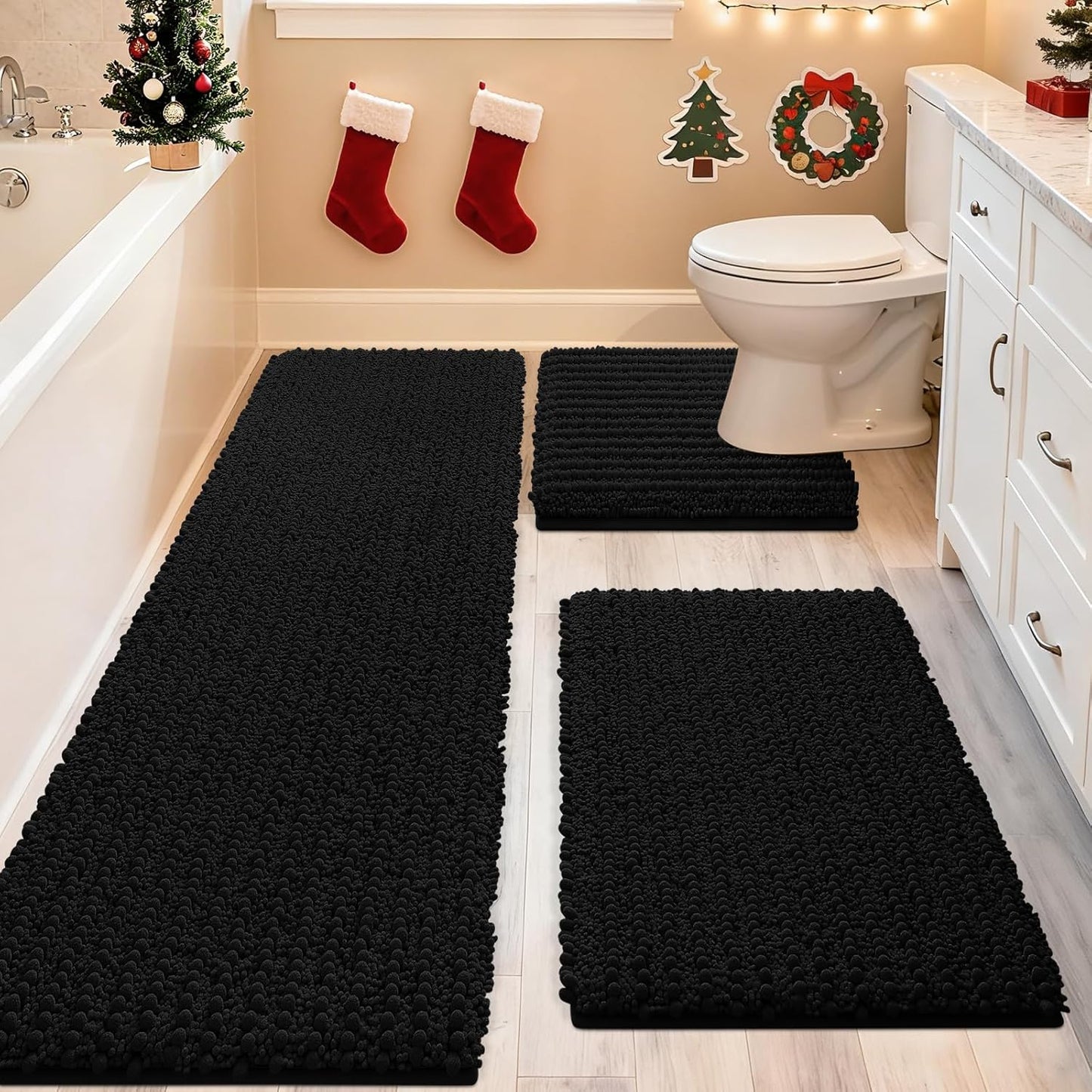 Ultra Soft Extra Large Bathroom Rug Set for Luxury Comfort
