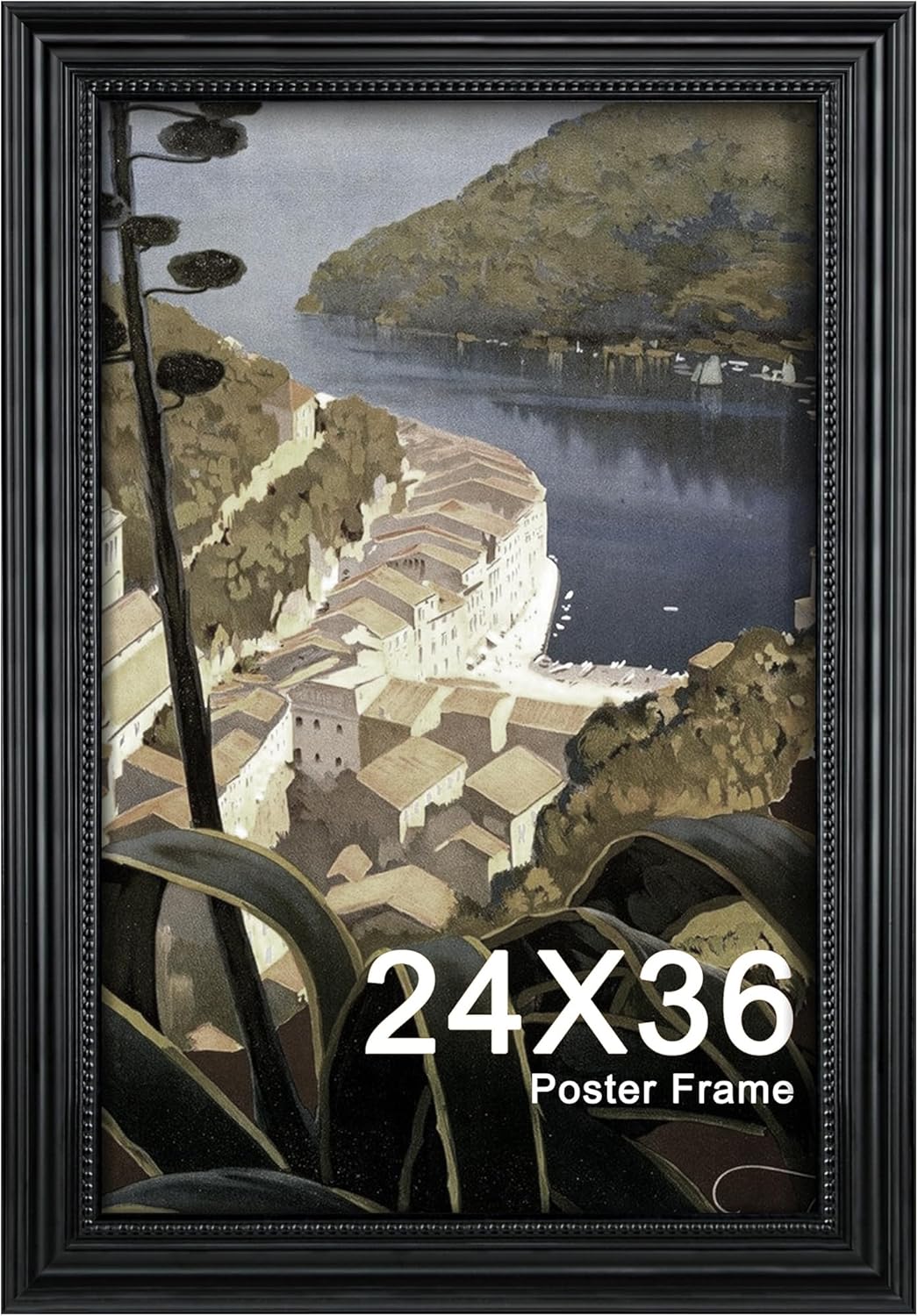 Vintage Black 24x36 Poster Frame with HD Plexiglass Design