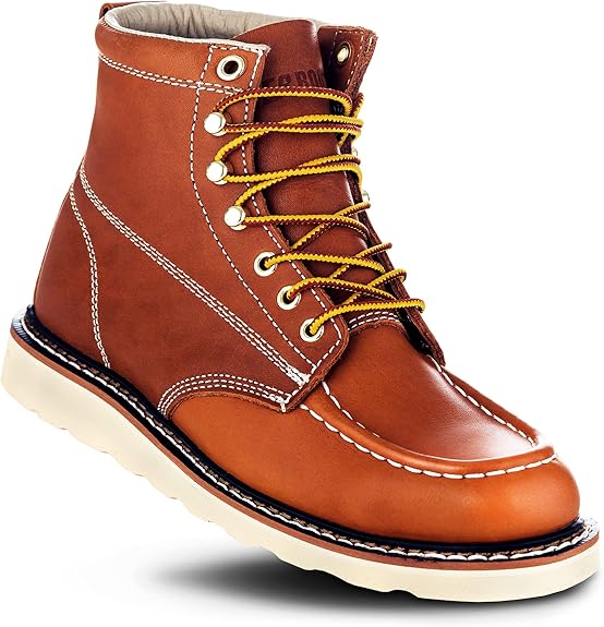 EverBoots Mens Work Boots for Men with Lightweight Comfort