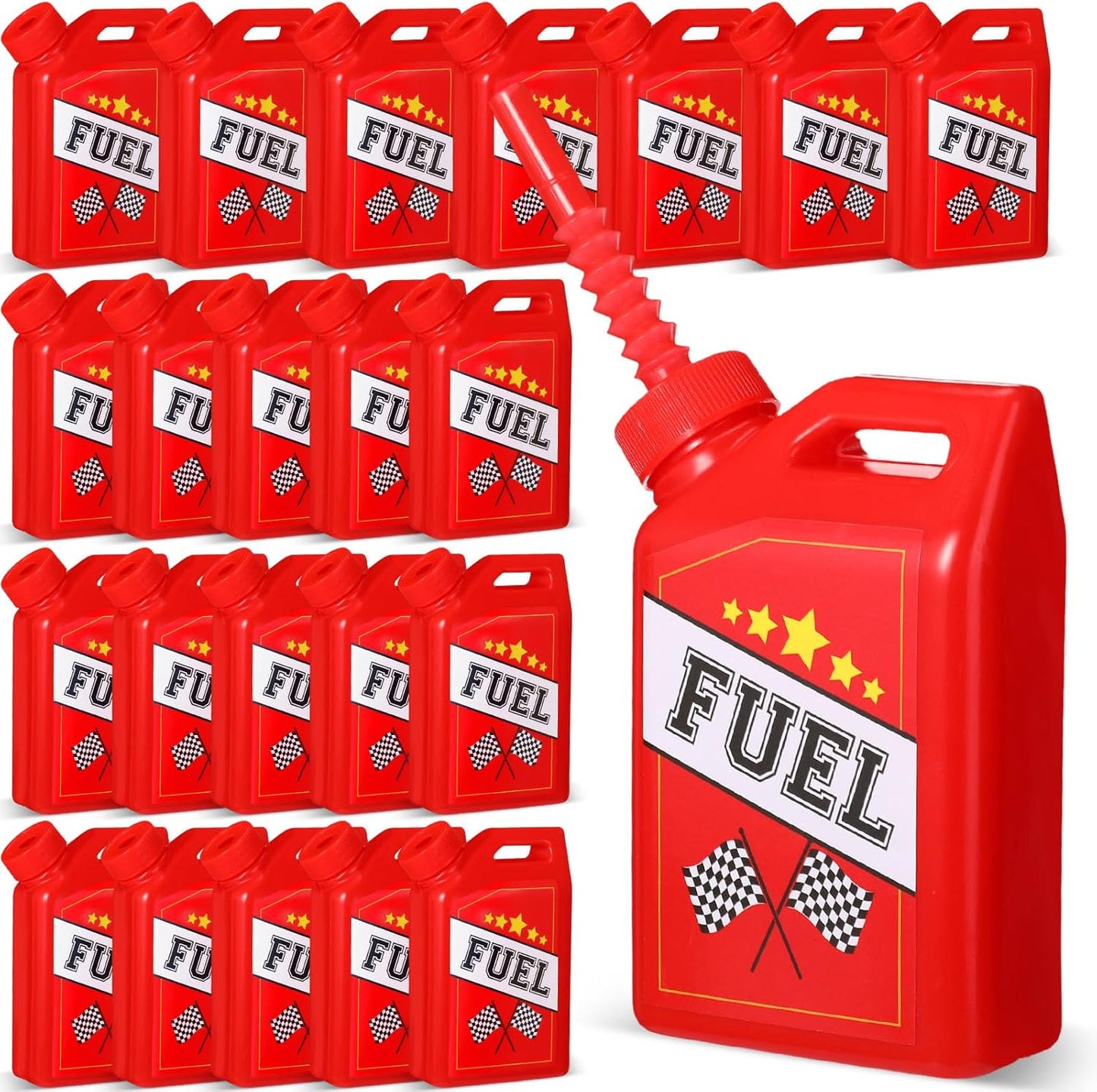 Mifoci Race Car Fuel Can Cups Set for Kids Birthday Parties