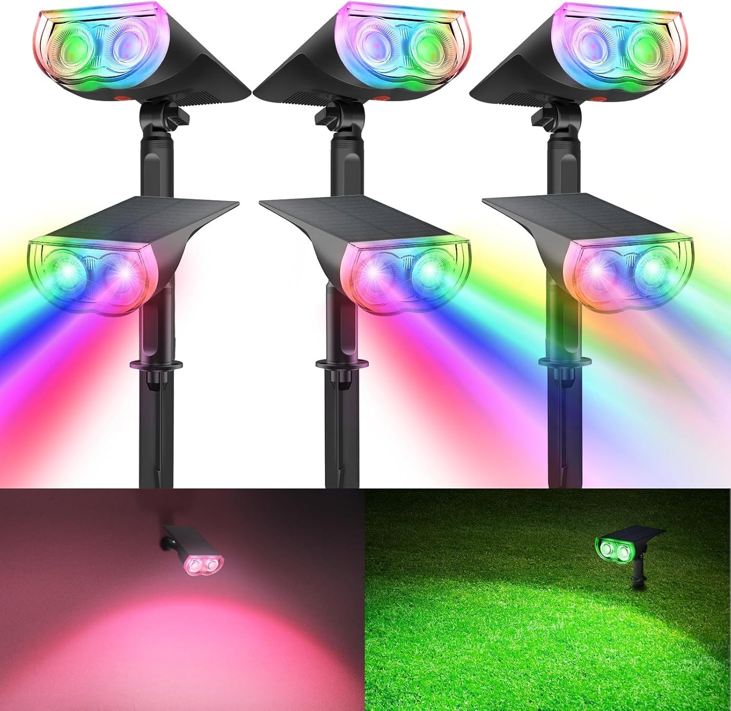 Consciot Solar Lights Outdoor Waterproof for Halloween Decor