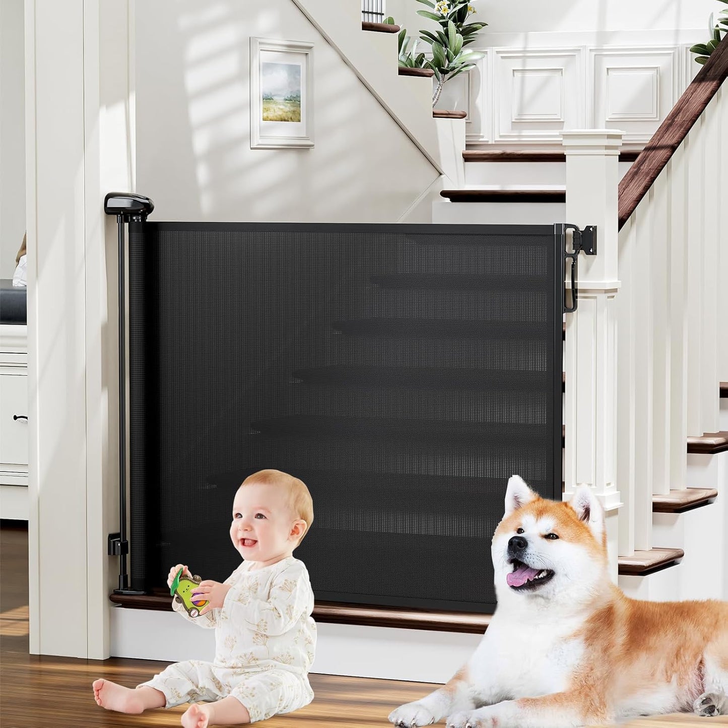 Versatile 54 Retractable Baby & Dog Gate by PRObebi