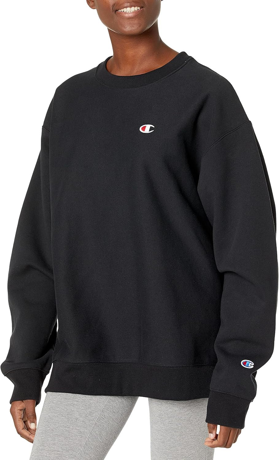 Champion Plus Size Reverse Weave Sweatshirt - Comfy Pullover