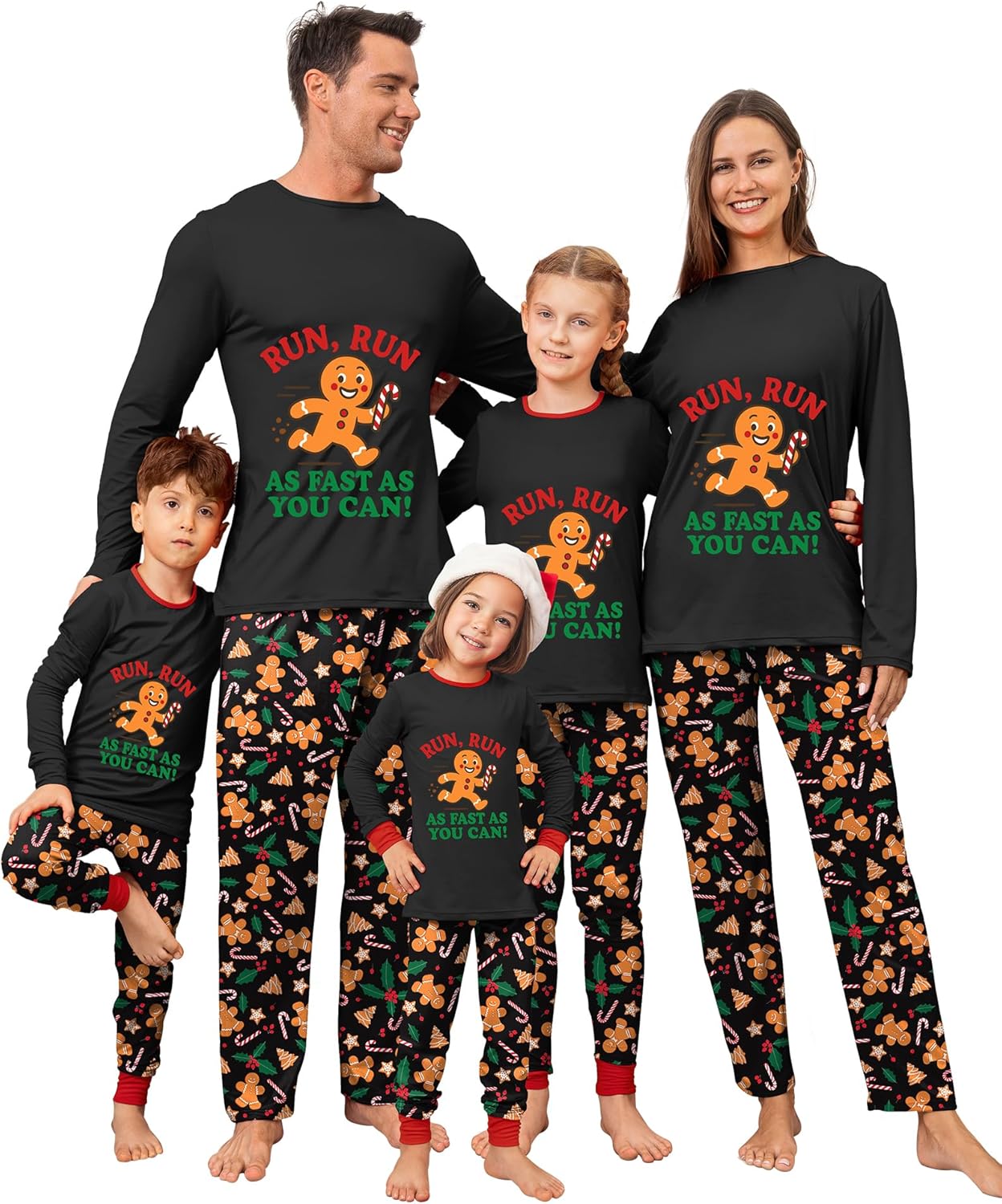 Rnxrbb Family Christmas Pajamas Set for Couples and Kids