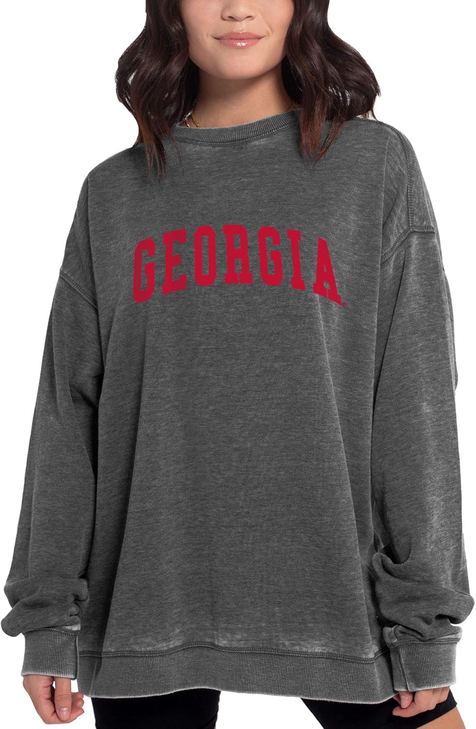 Chicka-D NCAA Womens Burnout Fleece Pullover for Game Day Style