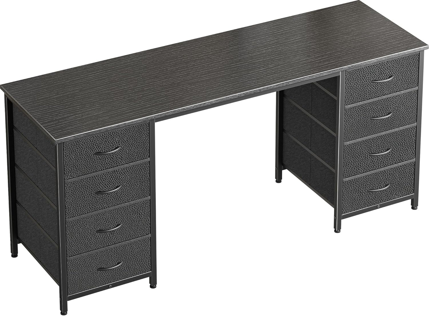 Spacious 55 Huuger Desk - Office & Gaming w/ 8 Drawers