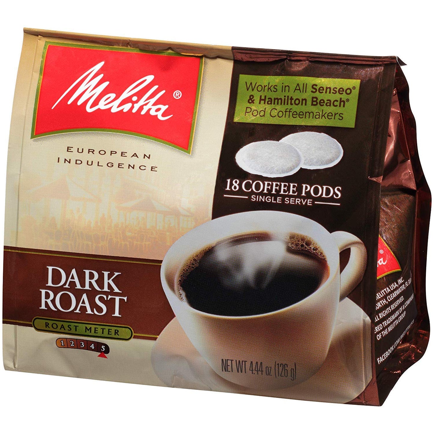 Melitta Dark Roast Coffee Pods - 108 Pods