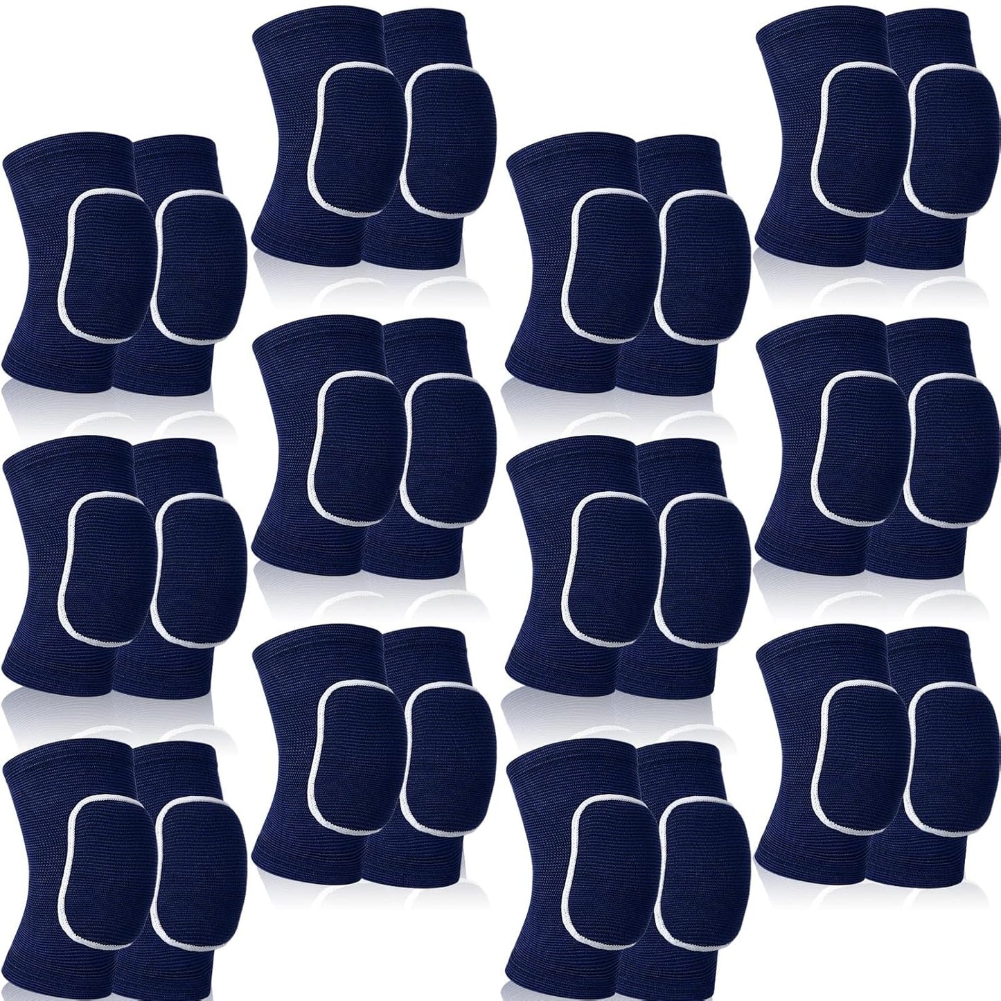 Lenwen Volleyball Knee Pads for Dancers - 12 Pairs Medium