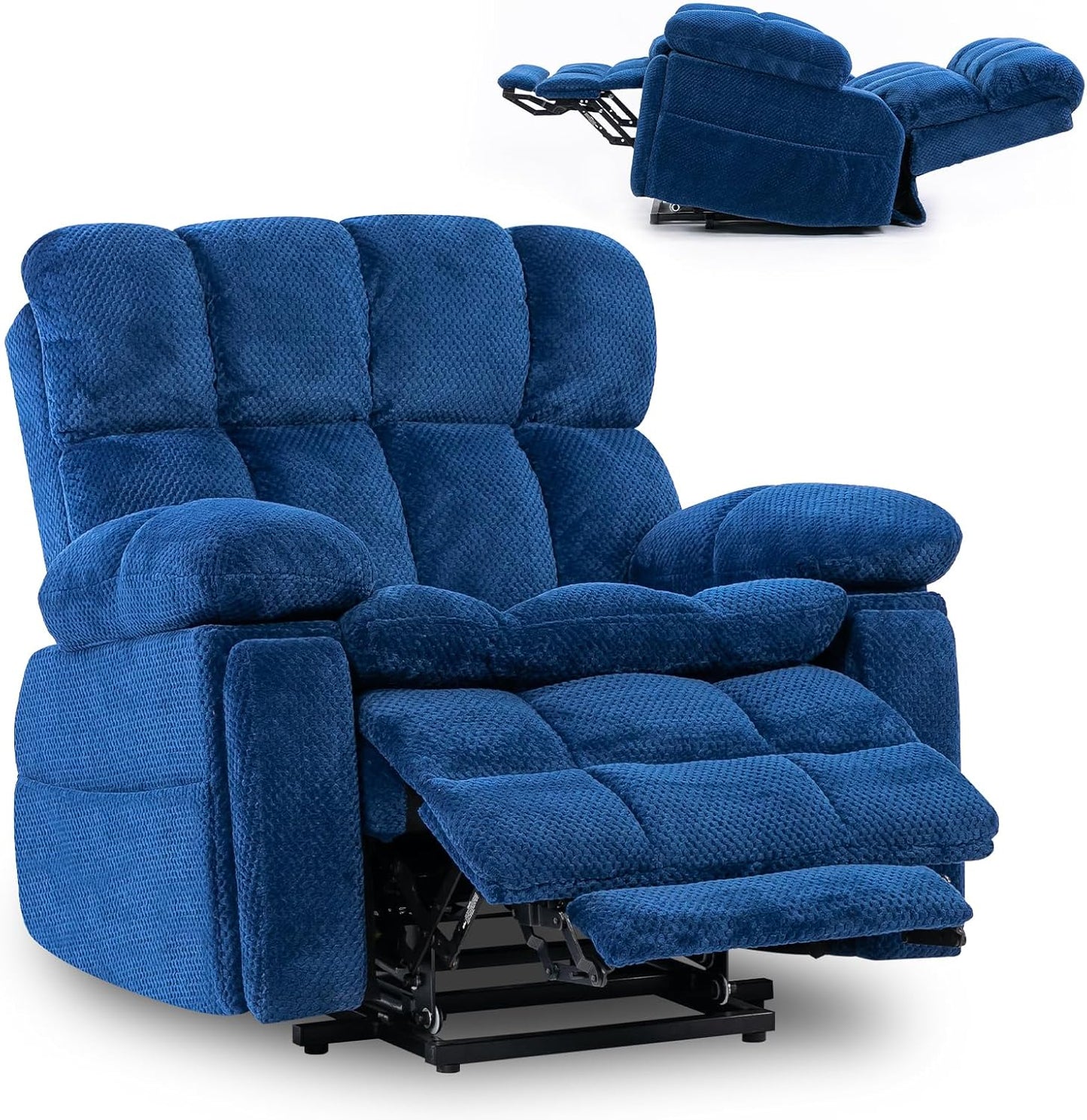 Dual Motor Power Lift Recliner Chair with Massage and Heat