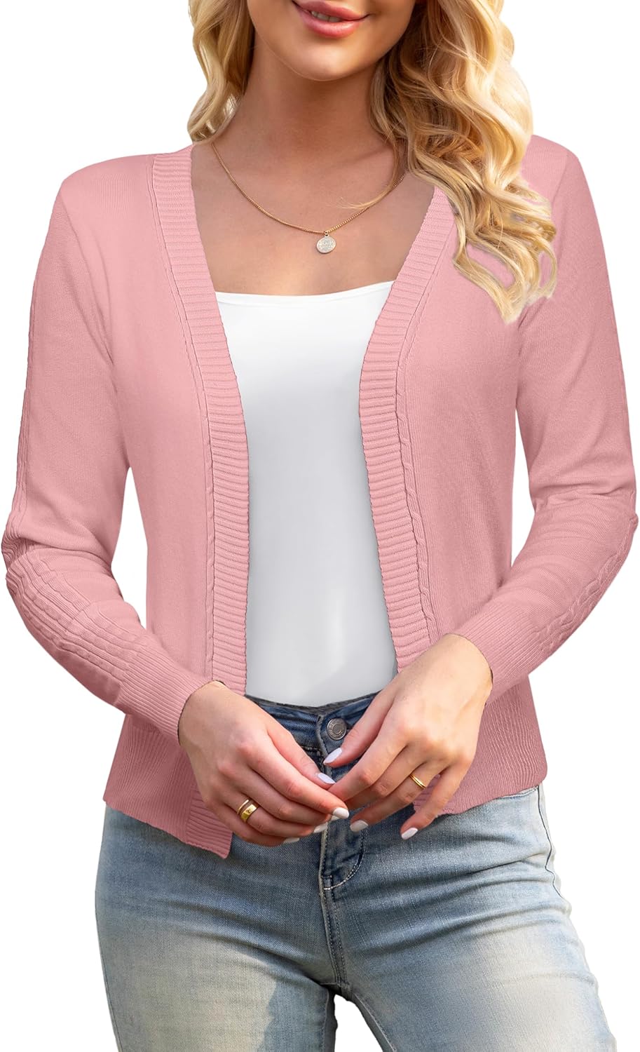 Women's 3/4 Sleeve Cropped Cardigan Sweaters for Every Occasion