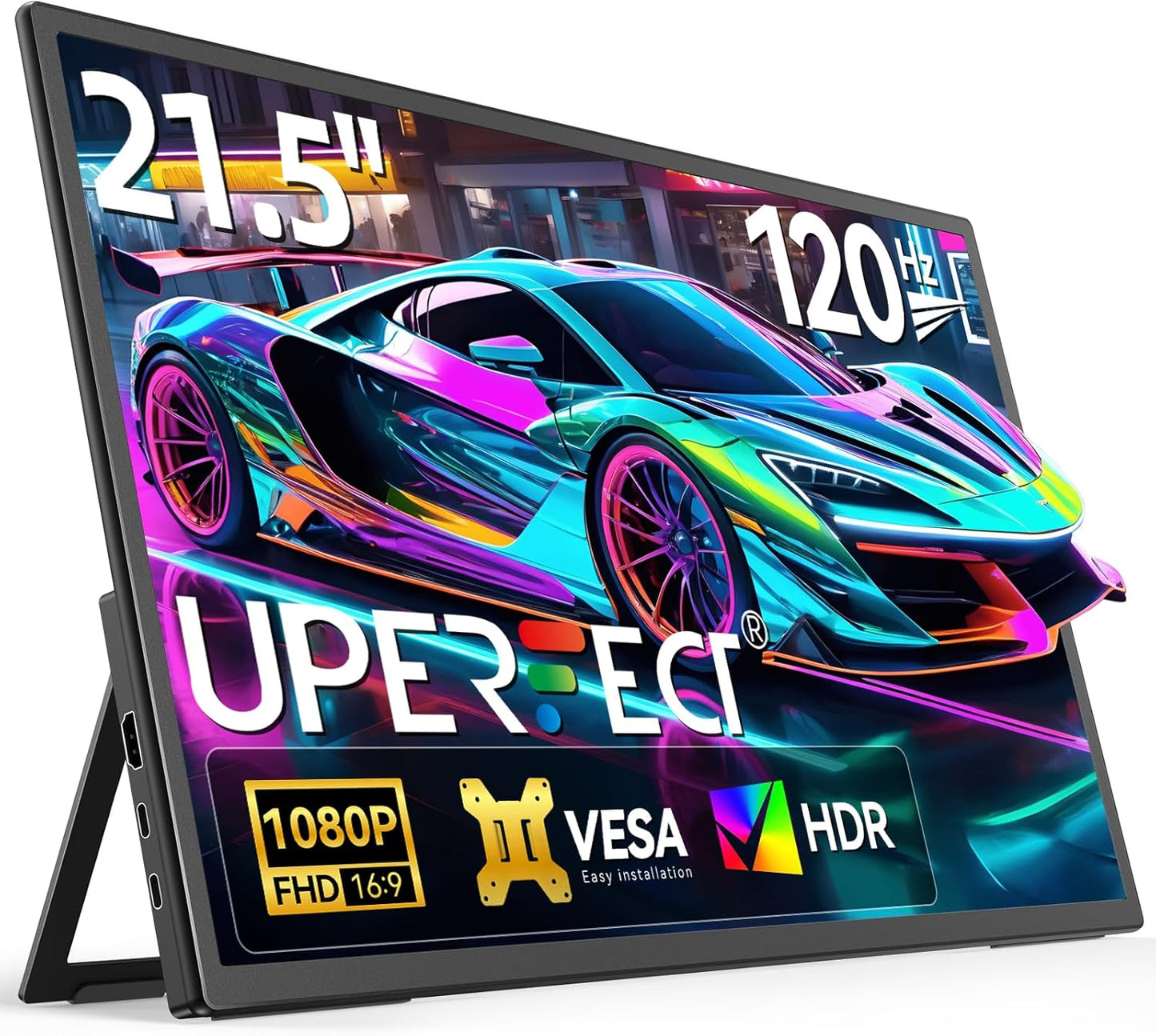 UPERFECT 21.5 Portable Monitor - Ultimate Gaming & Work Companion!