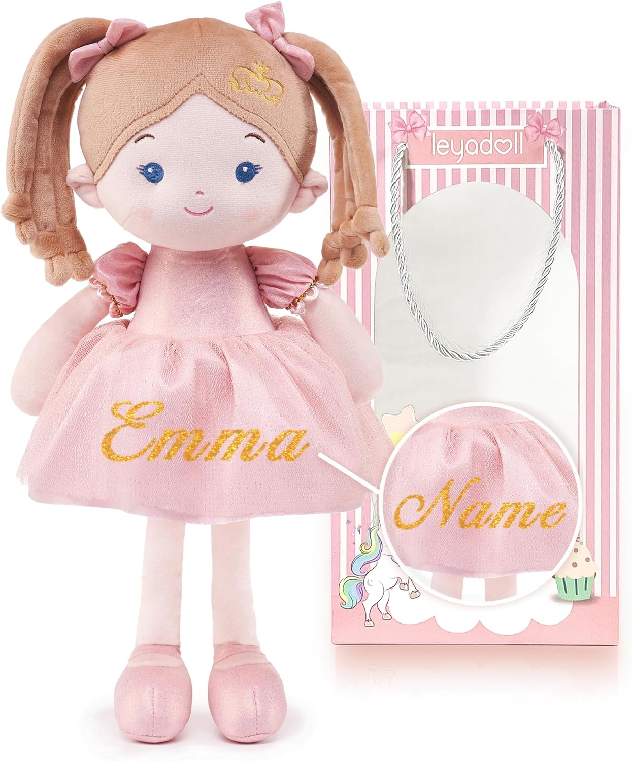 Personalized Soft Baby Doll Toys for Girls - Perfect Gift