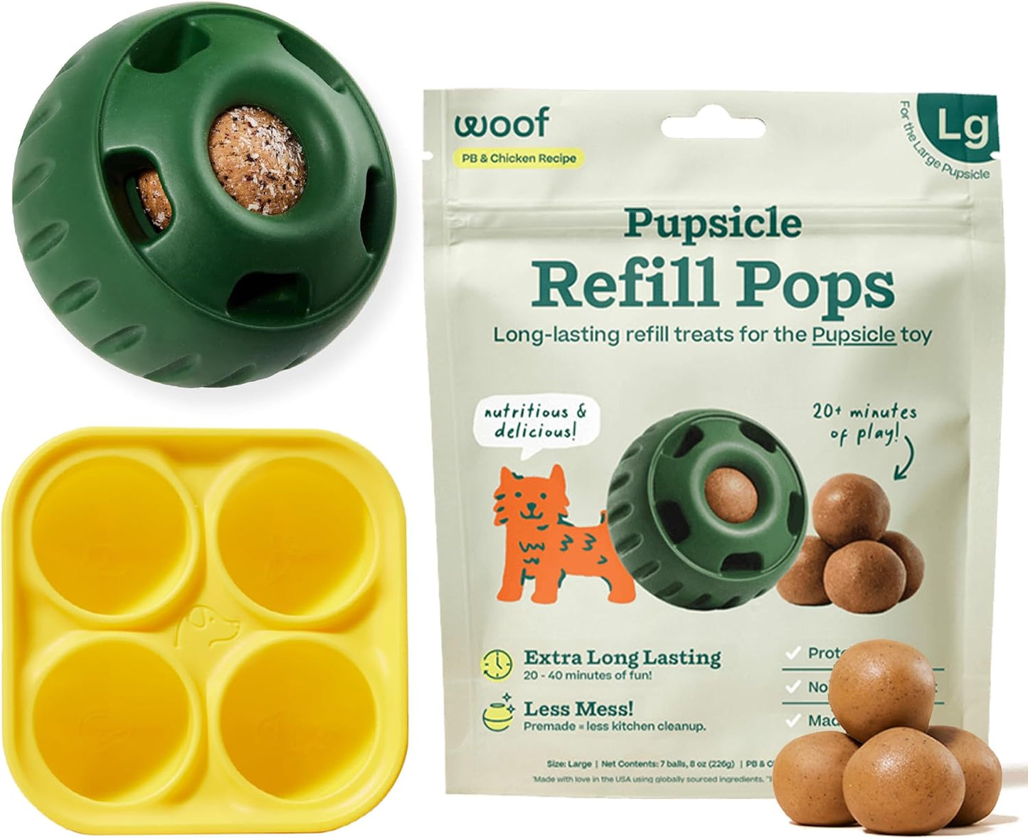 WOOF Starter Pack for Interactive Dog Toys and Treats