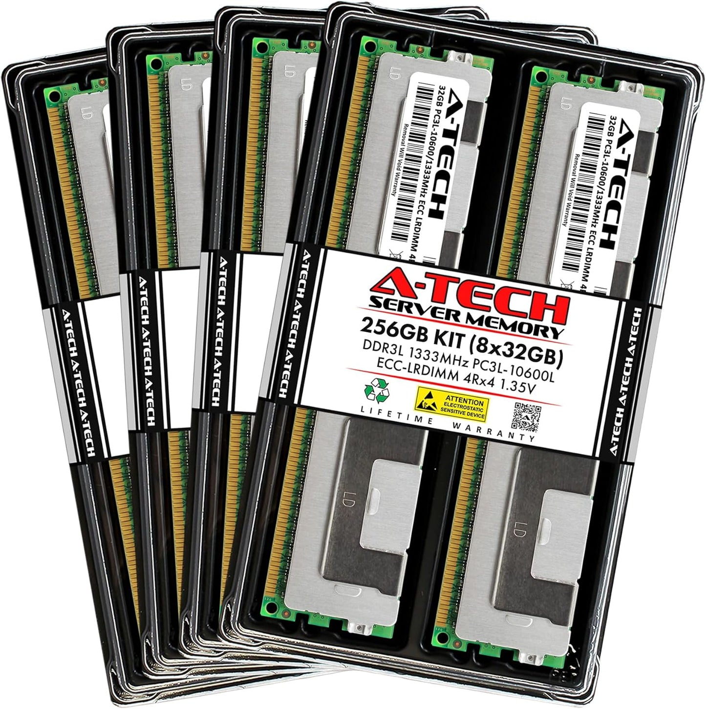 A-Tech 256GB DDR3 ECC LRDIMM Memory Upgrade for Servers