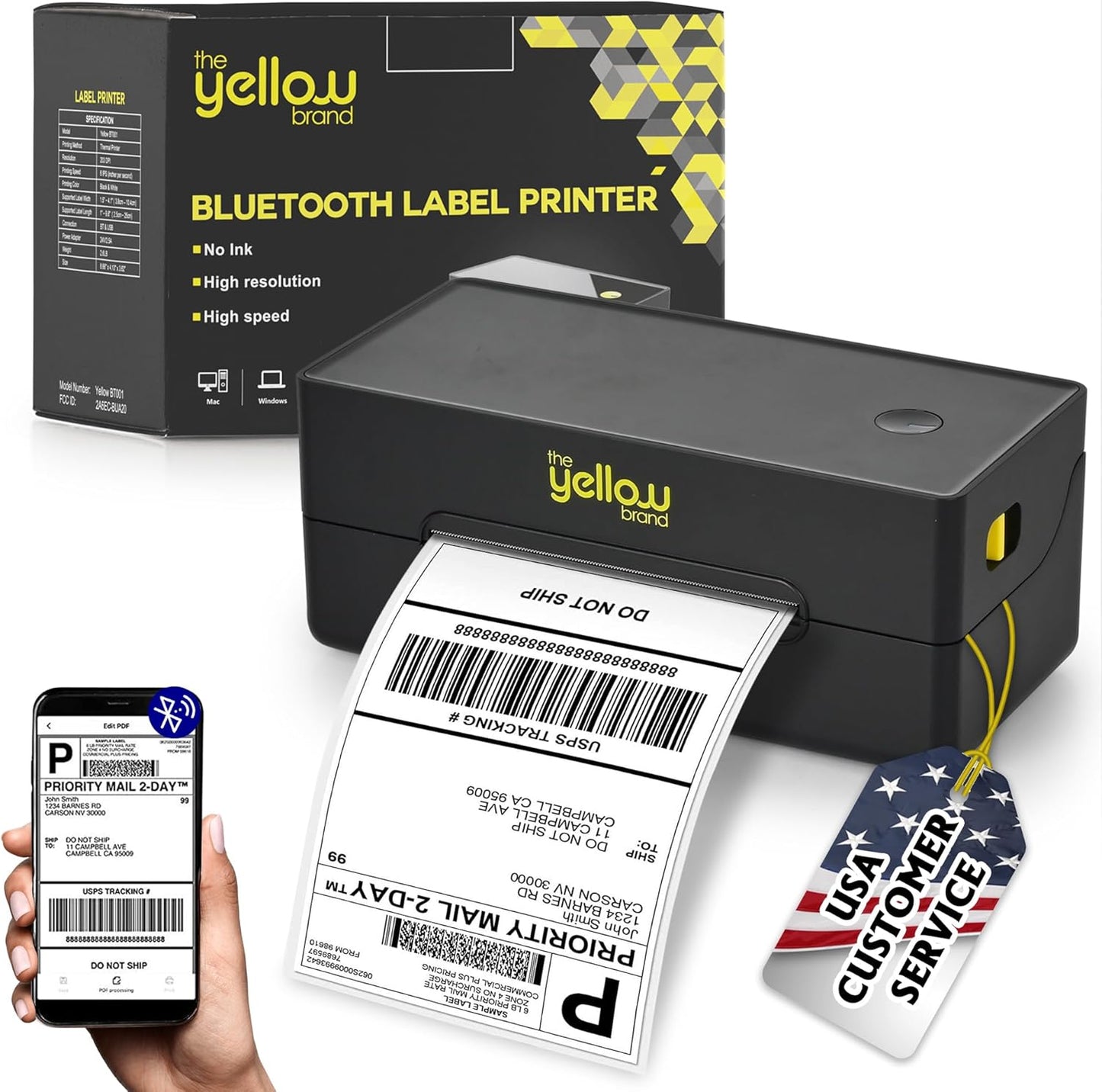 Fast Bluetooth Label Printer: Print Anywhere!