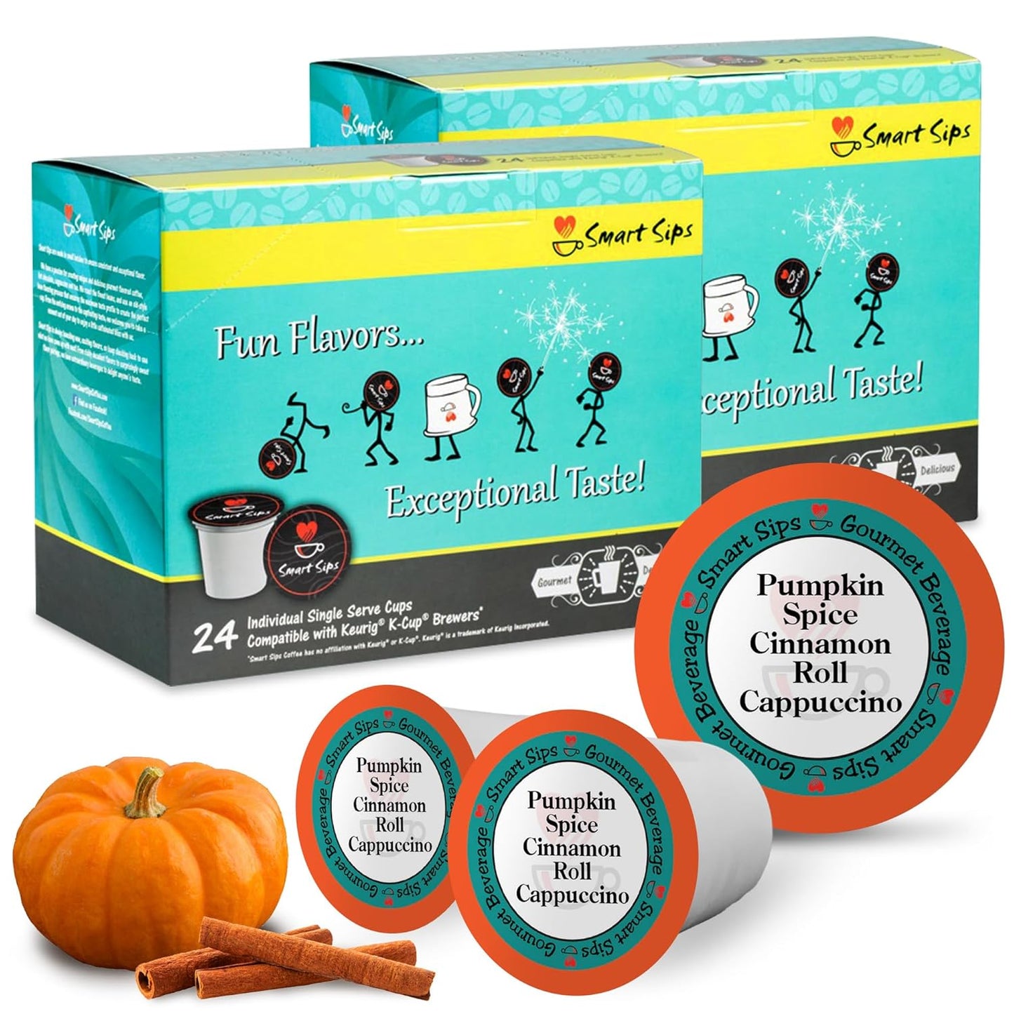 Smart Sips Pumpkin Spice Cinnamon Roll Cappuccino Pods Review