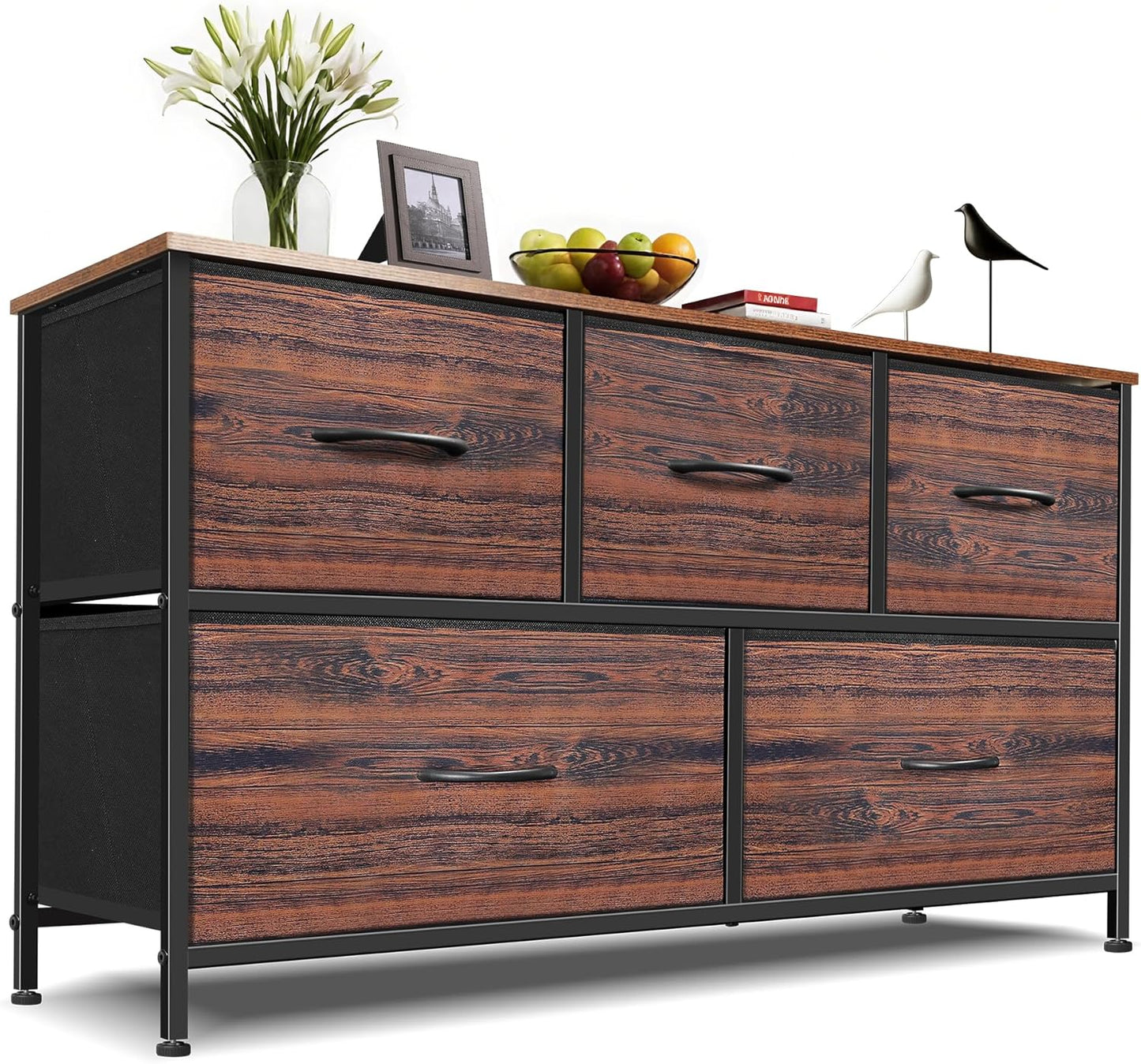 Dresser for Bedroom with 5 Drawers - Stylish Storage Solution