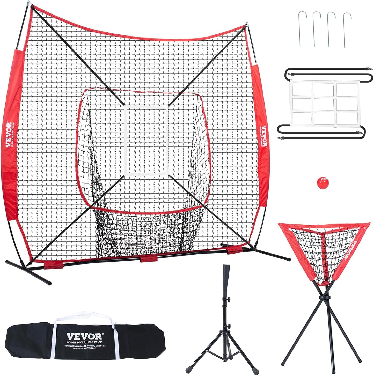 VEVOR Softball Practice Net for Hitting, Pitching, and Catching