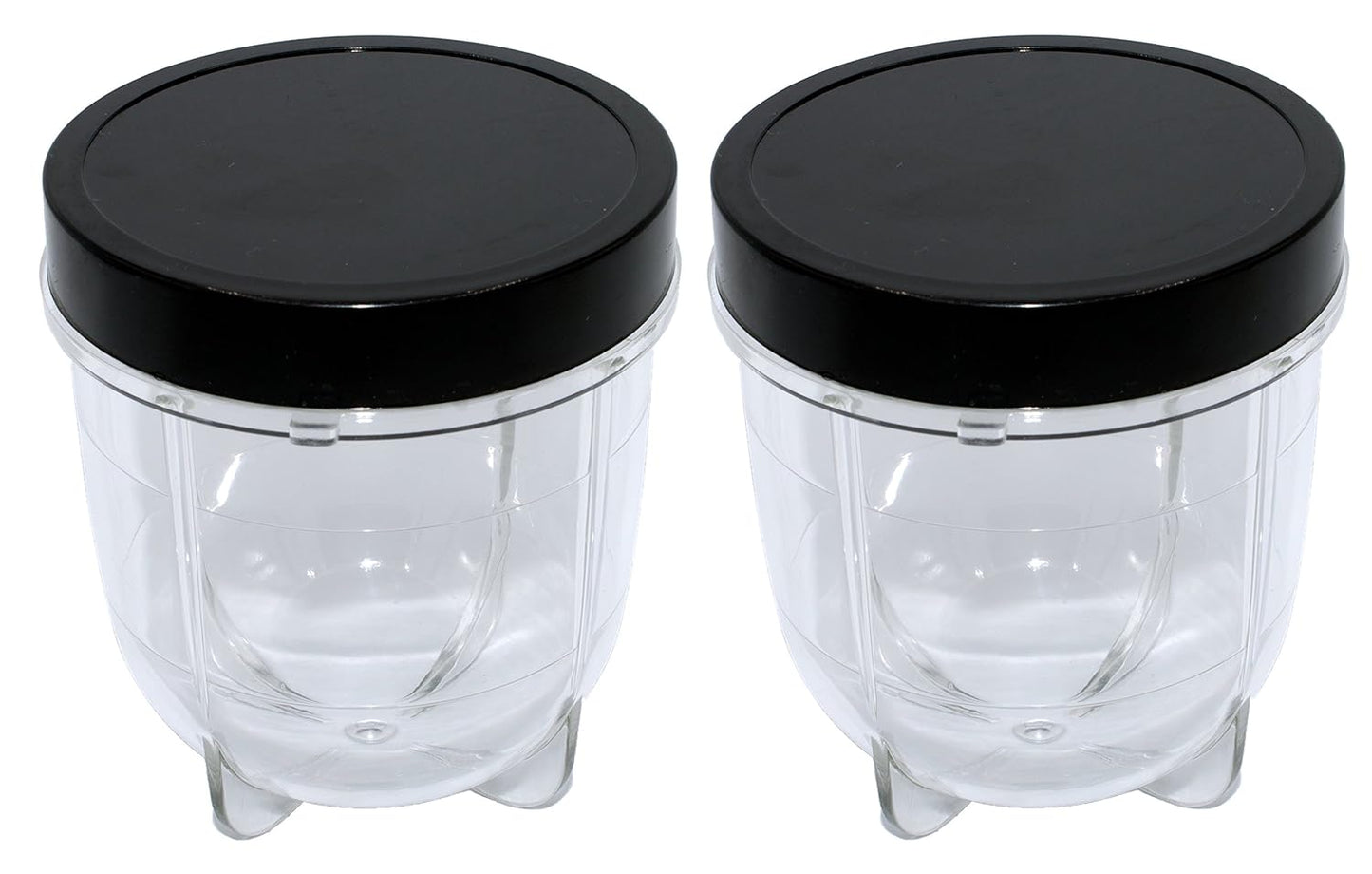 Stay Fresh Short Cups Bundle for Magic Bullet - 2 Pack