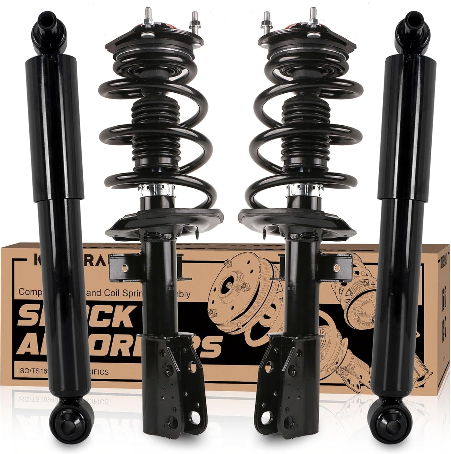 Complete Struts Assembly for Chevy Traverse, GMC Acadia, Buick Enclave