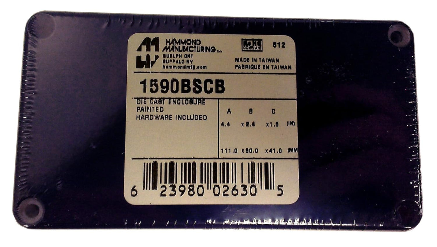 Hammond 1590BSCB Cobalt Blue Diecast Aluminum Enclosure Review