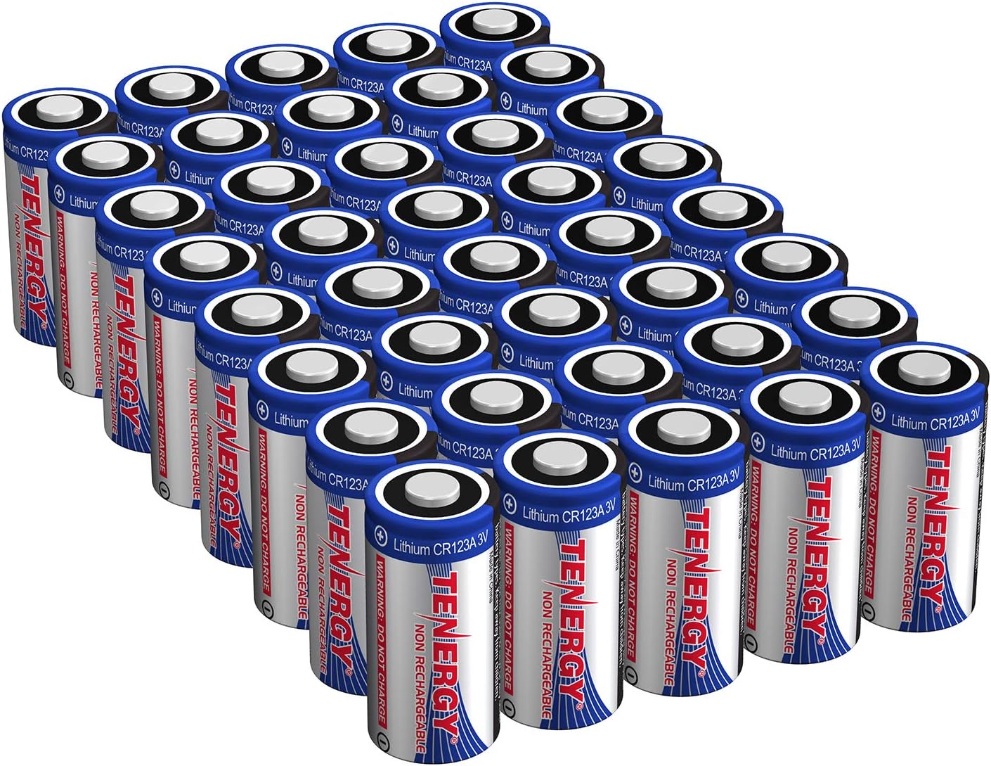 High Performance Tenergy 1500mAh 3V CR123A Lithium Batteries