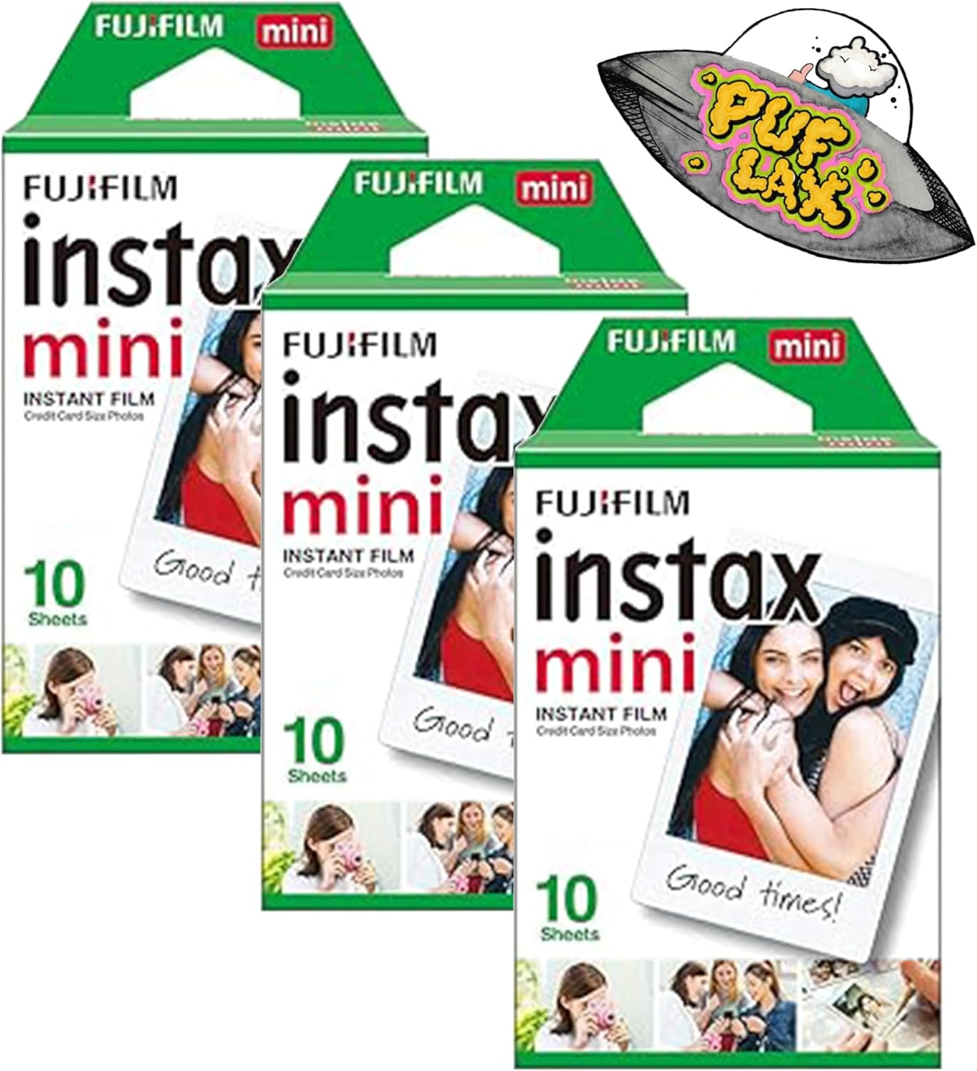 FUJIFILM Mini Instant Camera Film Value Pack for 30 Shoots