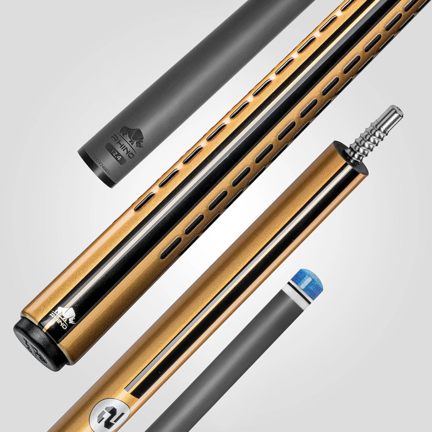 RHINO Nebula 2 Pool Cue - Low Deflection Carbon Fiber Shaft