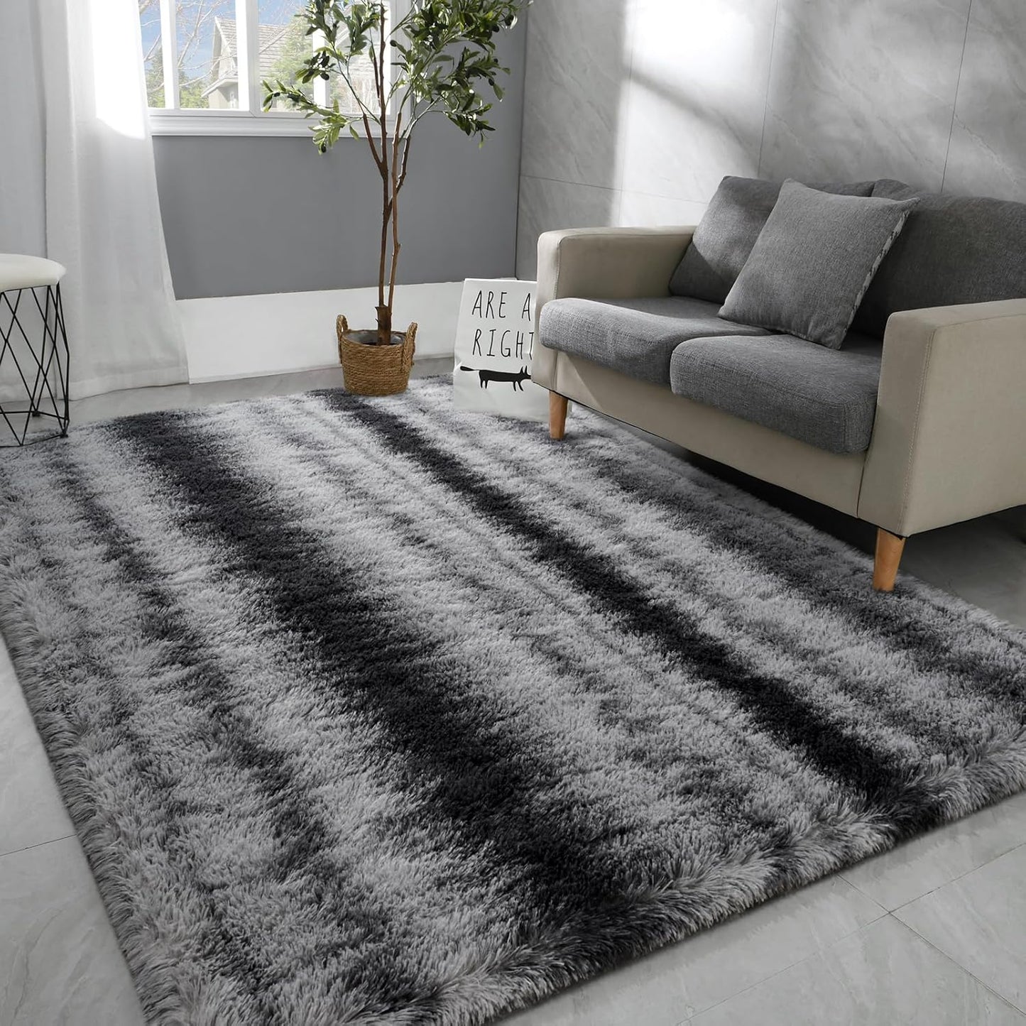Hutha 4x6 Large Area Rugs for Living Room and Bedroom Decor
