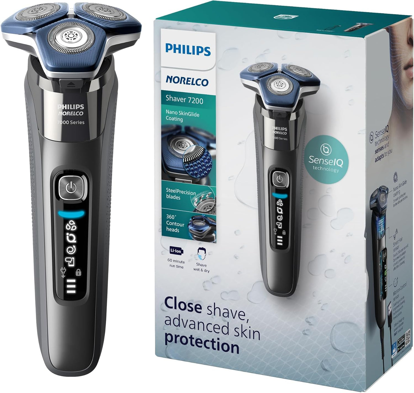 Philips Norelco Shaver 7200: Advanced Wet & Dry Shaving Experience